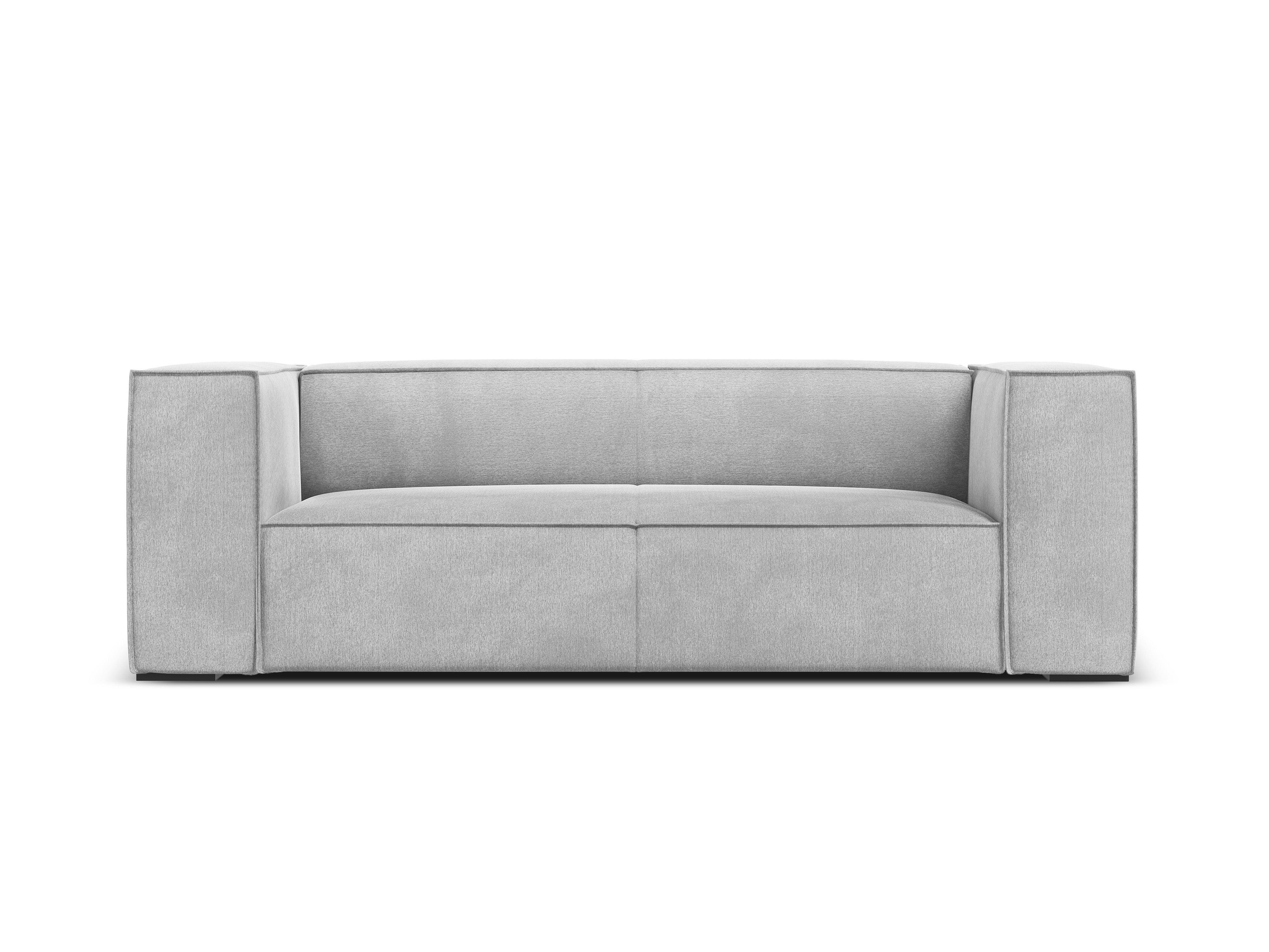 Sofa 2-osobowa MADAME srebrny do salonu