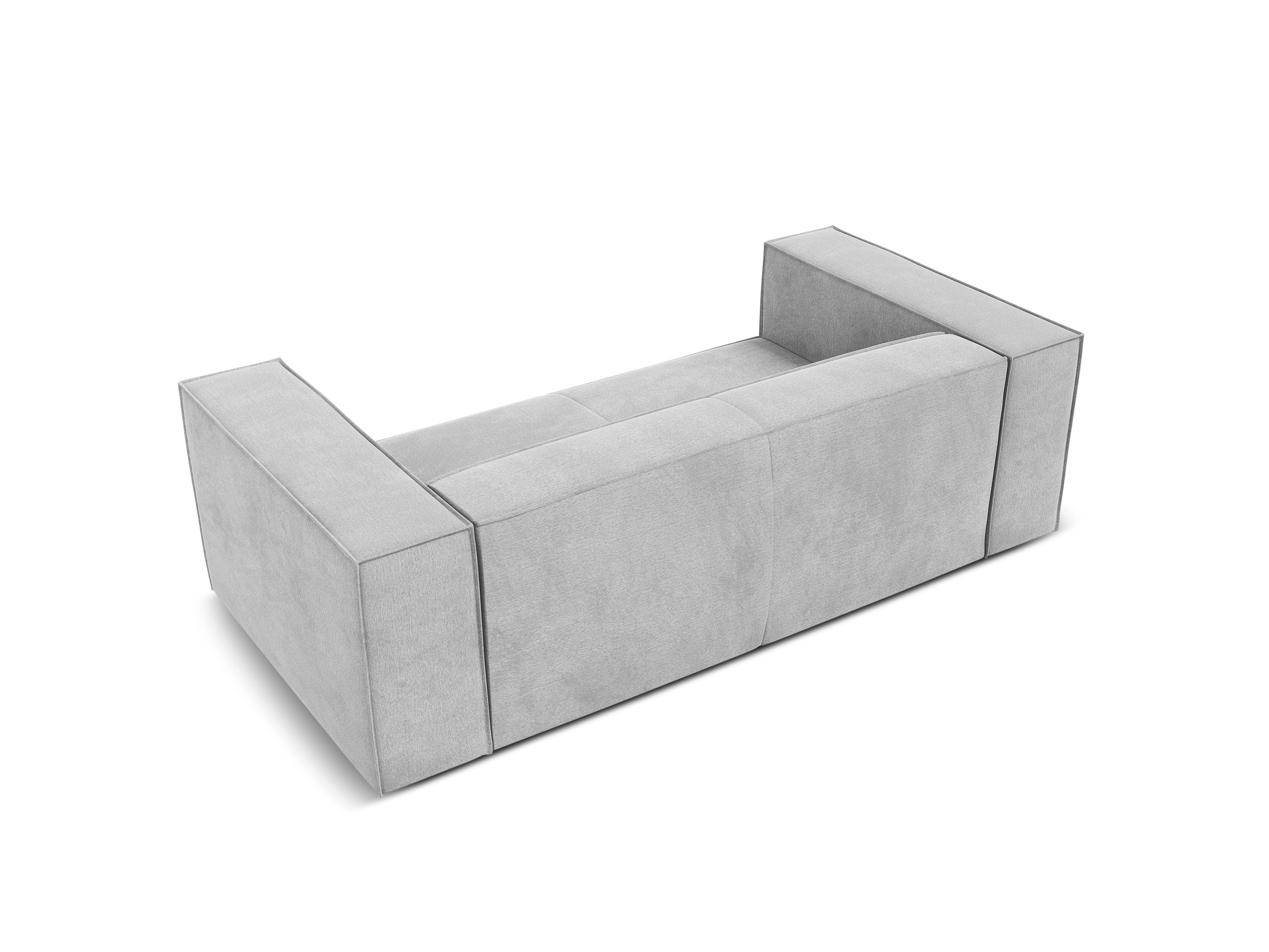 Sofa 2-osobowa MADAME srebrny – szenil