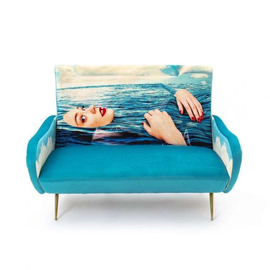 Sofa 2-osobowa SEA GIRL turkusowy Seletti Eye on Design
