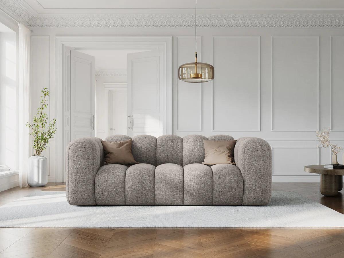 Sofa 2-osobowa LUPINE beżowy szenil do salonu