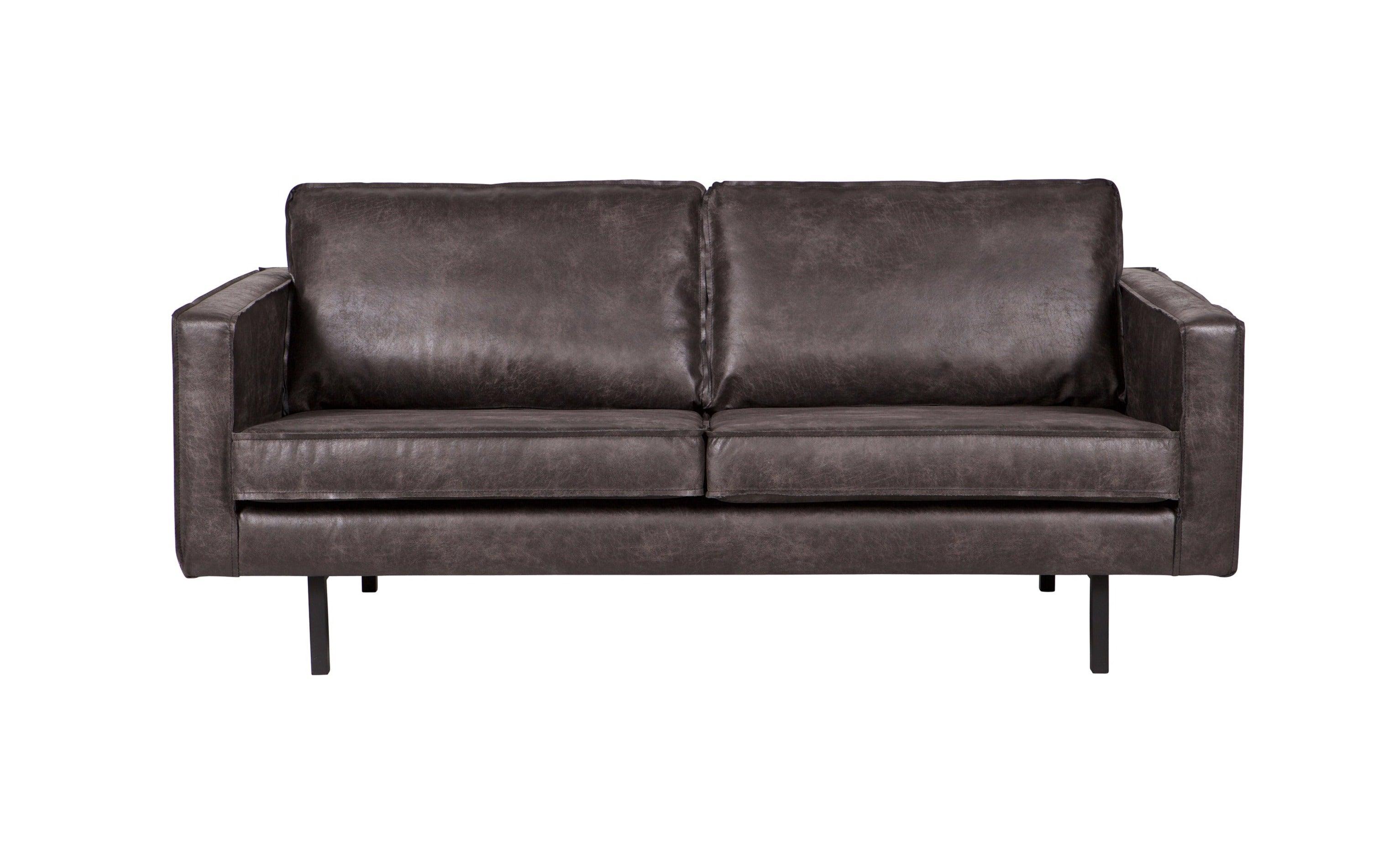 Sofa 2,5-osobowa skórzana RODEO czarny Be Pure Eye on Design