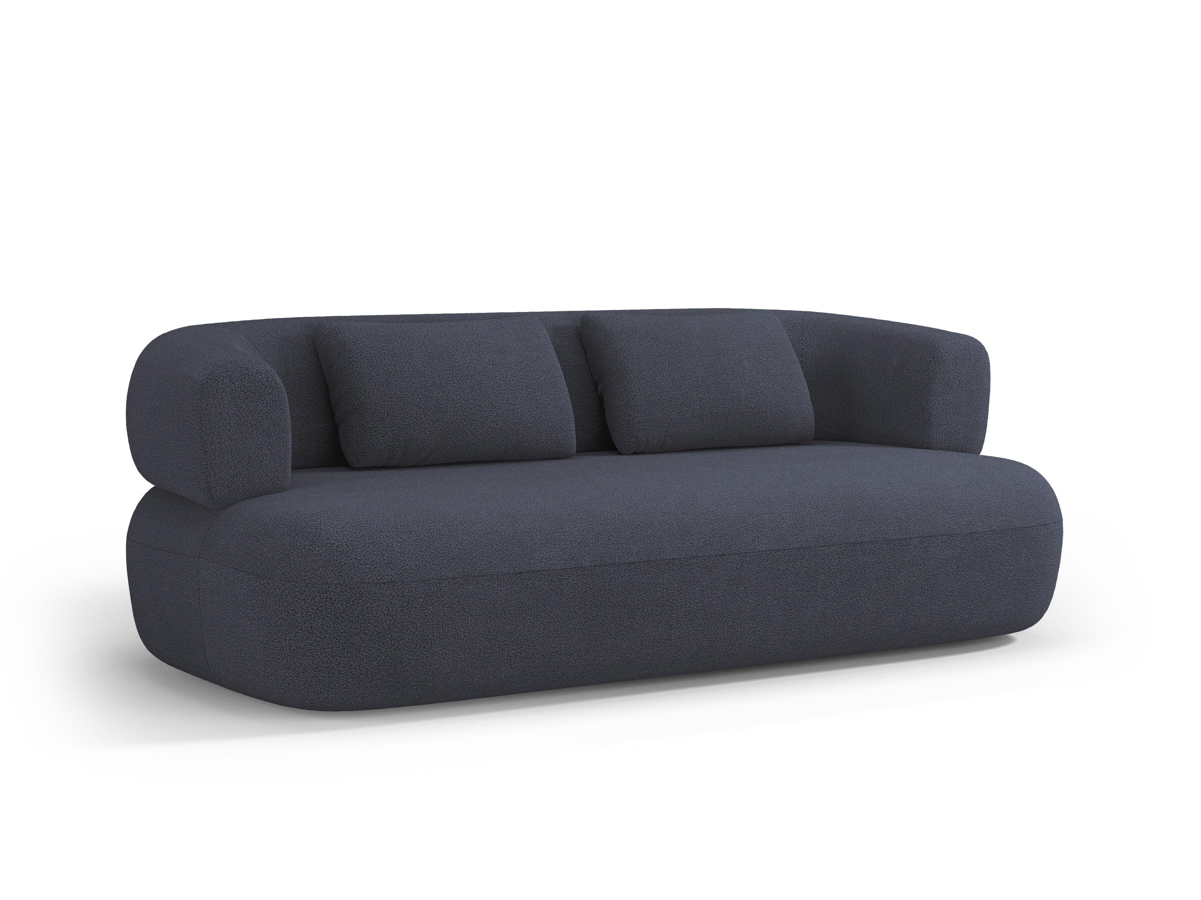 Sofa 3-osobowa ALDRIN granatowy boucle Windsor & Co Eye on Design