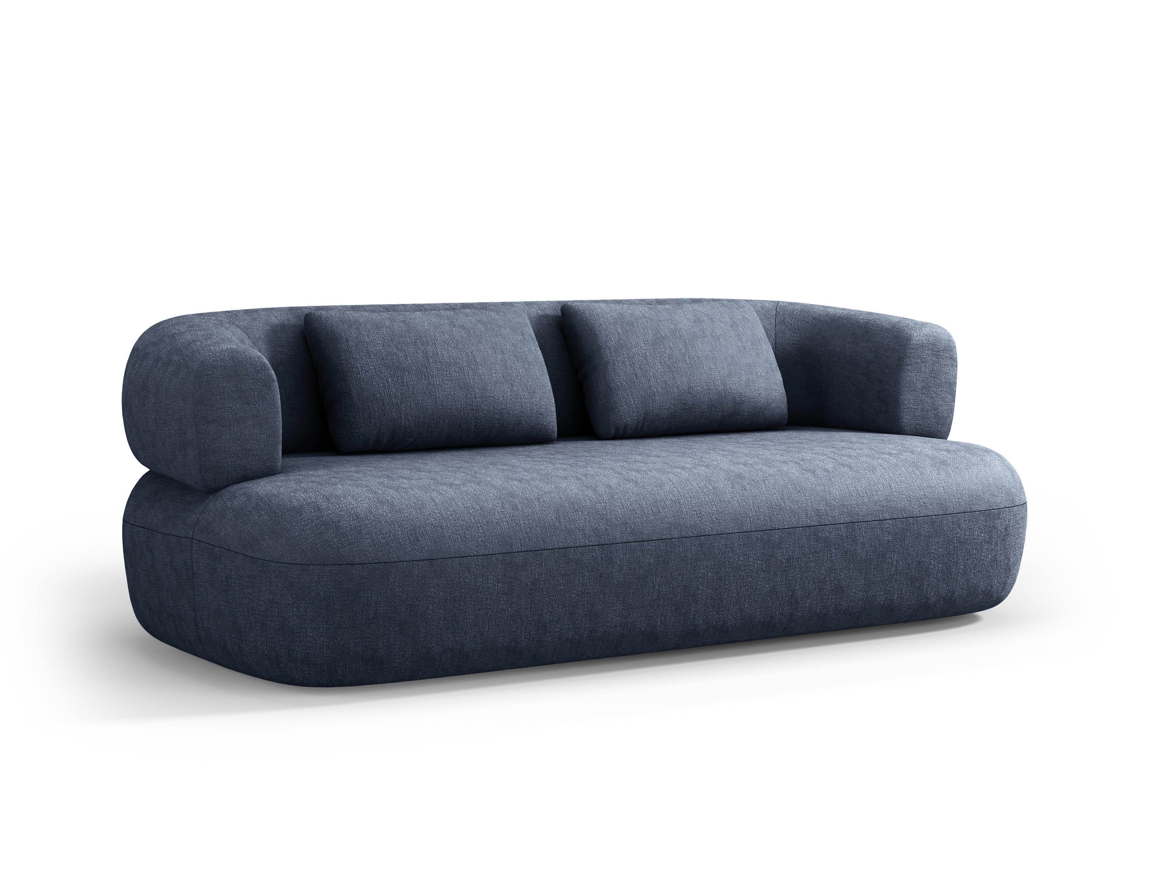 Sofa 3-osobowa ALDRIN granatowy szenil Windsor & Co Eye on Design