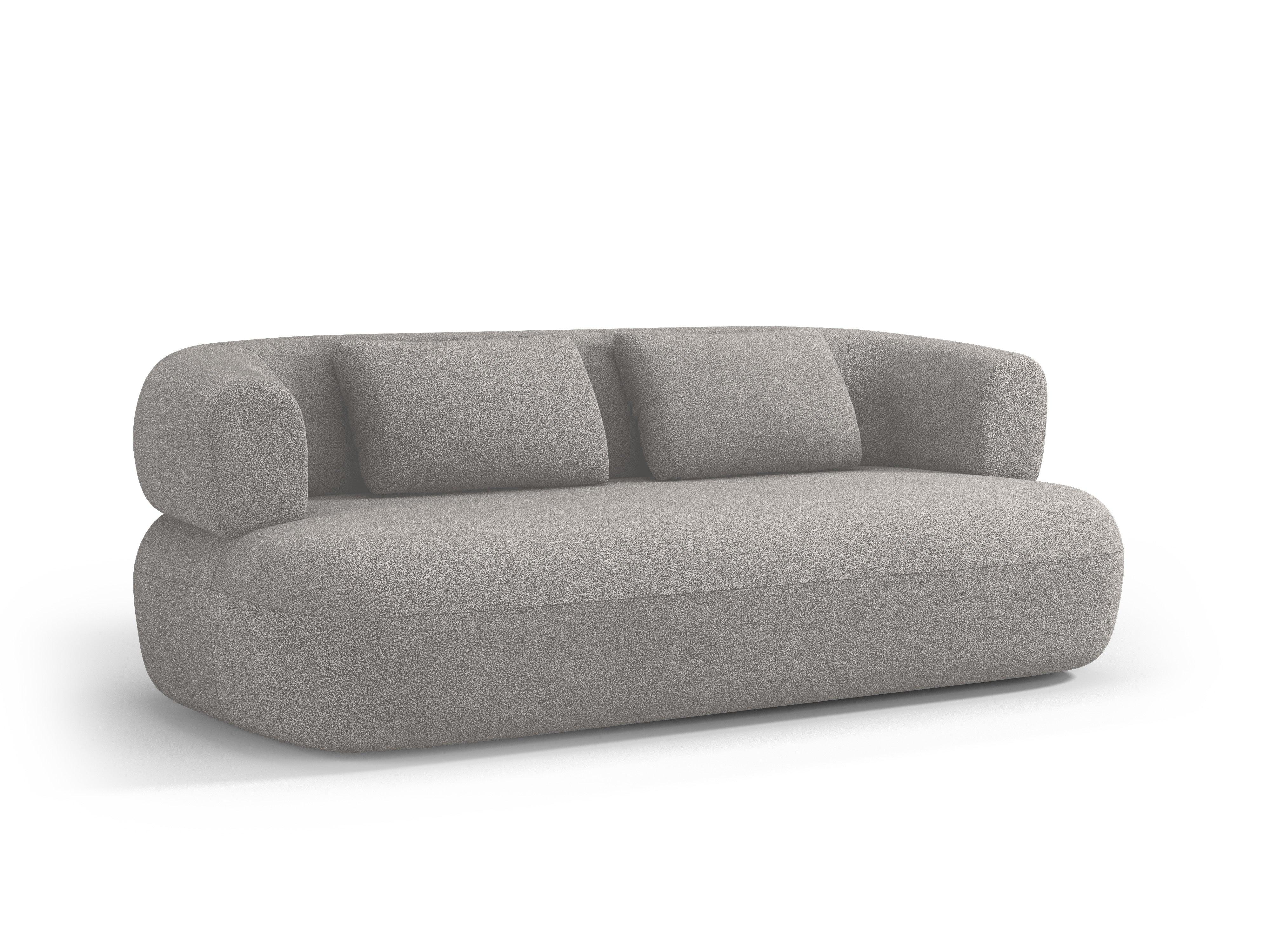 Sofa 3-osobowa ALDRIN jasnoszary boucle Windsor & Co Eye on Design