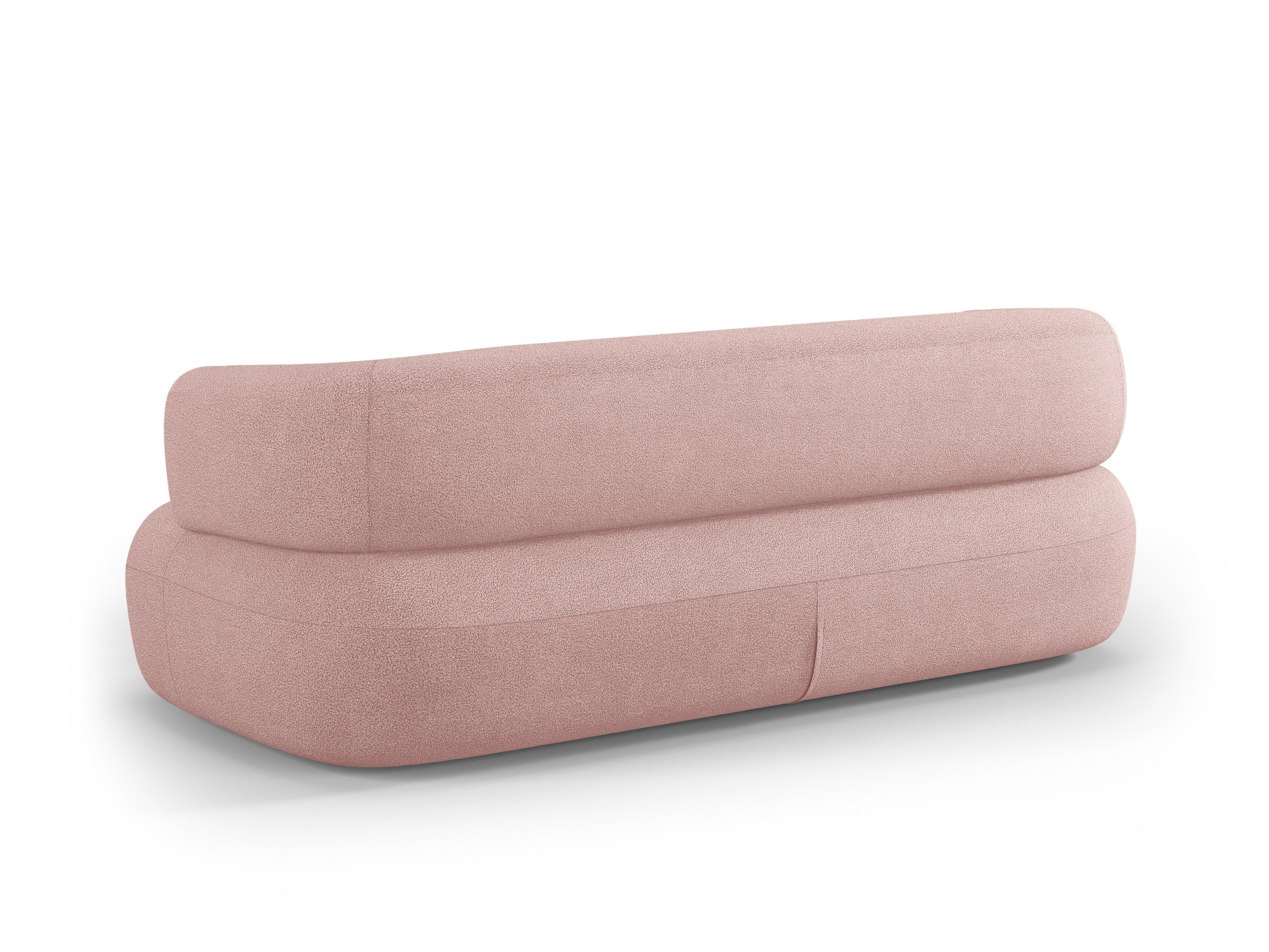 Sofa 3-osobowa ALDRIN pudrowy róż boucle Windsor & Co Eye on Design