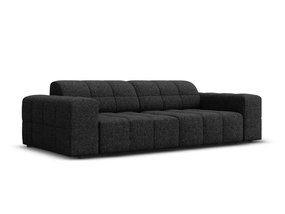 Sofa 3-osobowa CHICAGO czarny szenil Cosmopolitan Design Eye on Design