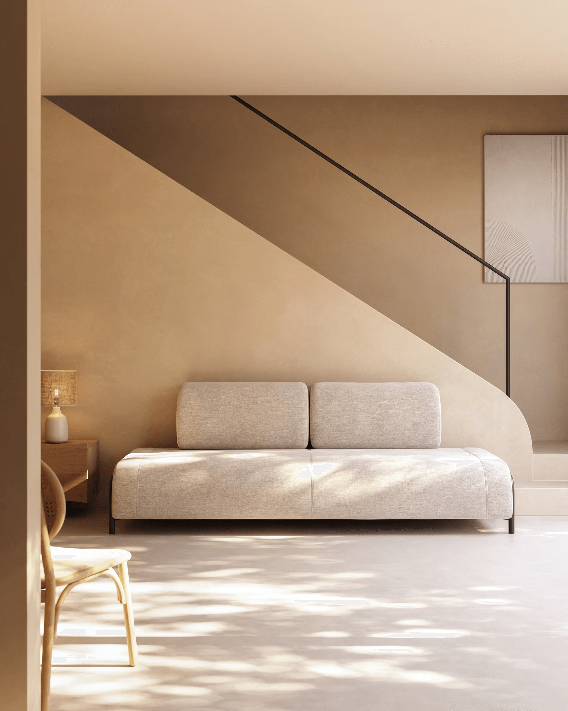 Sofa 3-osobowa COMPO beżowy La Forma Eye on Design