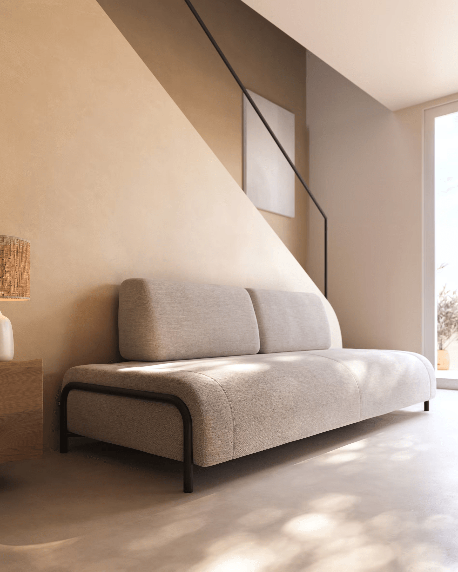 Sofa 3-osobowa COMPO beżowy La Forma Eye on Design