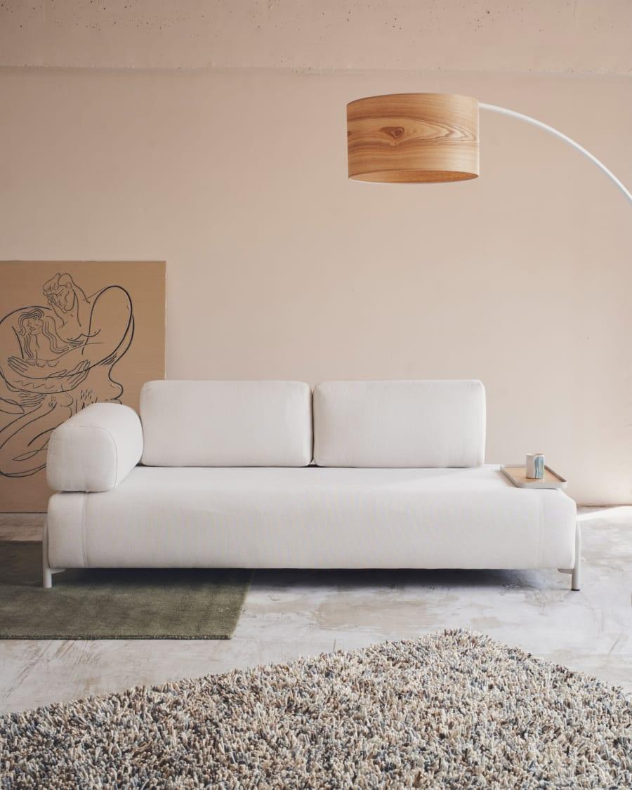 Sofa 3-osobowa COMPO beżowy szenil La Forma Eye on Design