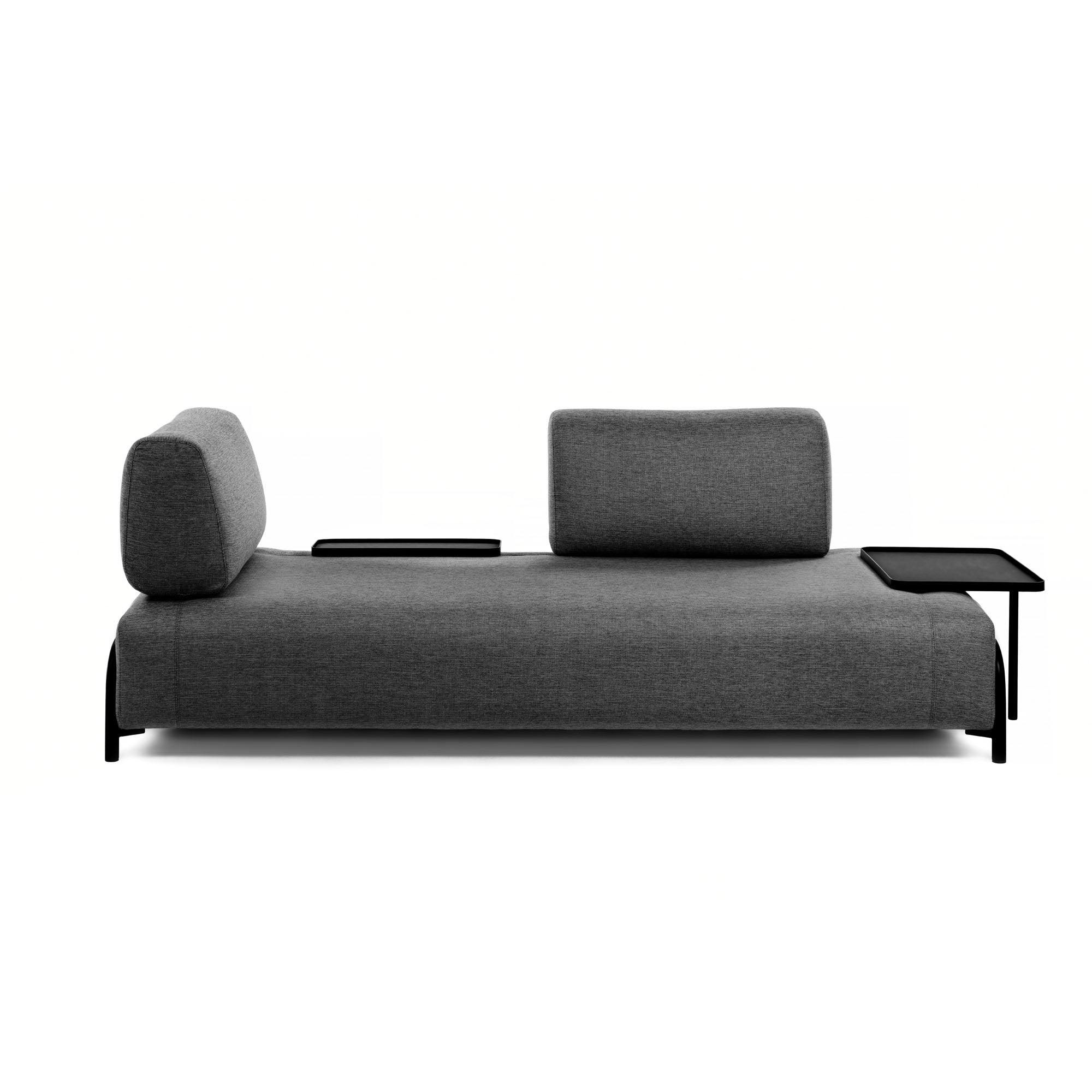 Sofa 3-osobowa COMPO ciemnoszary La Forma Eye on Design