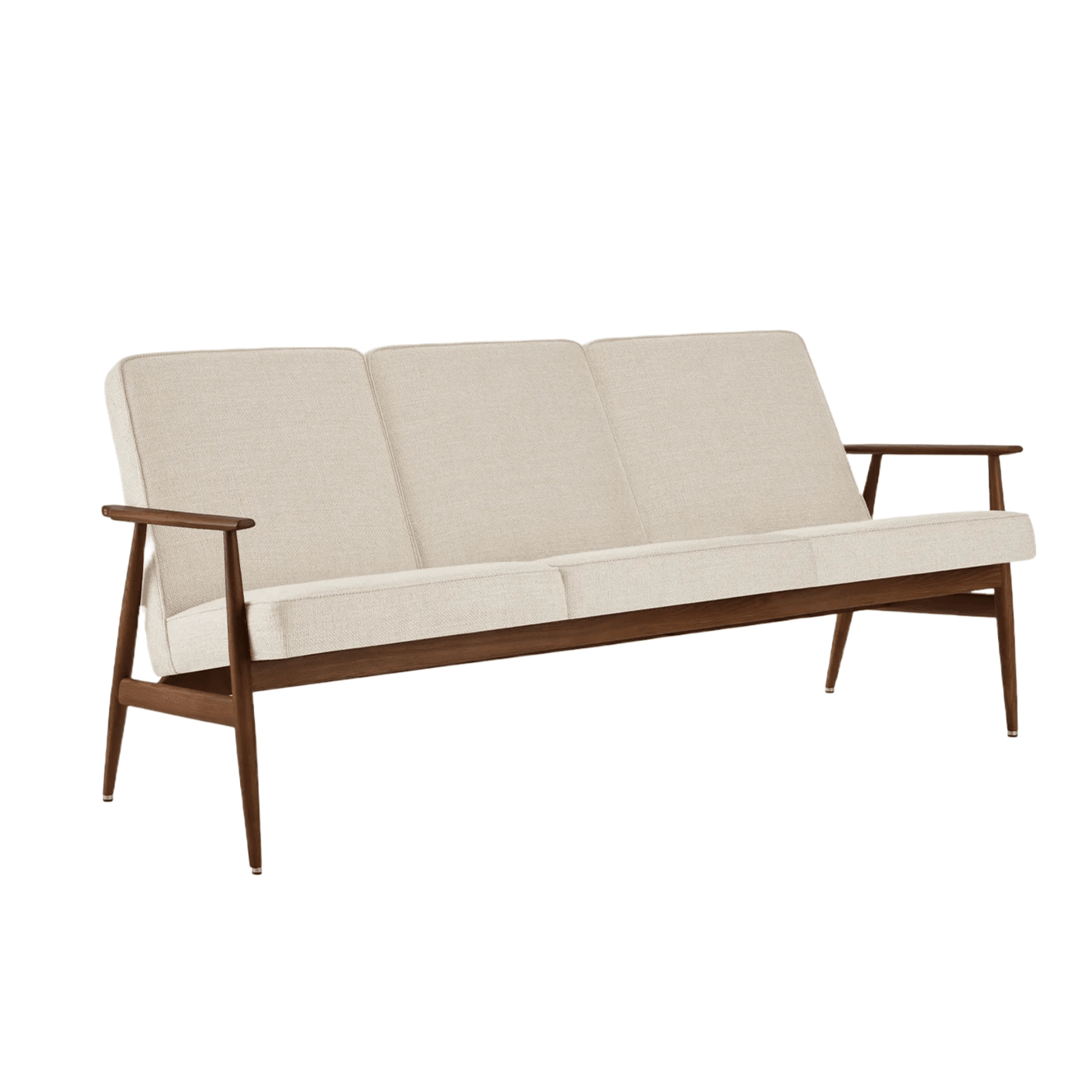 Sofa 3-osobowa dzielona FOX beżowy w tkaninie Coco Creme 366 concept Jesion-05 Eye on Design