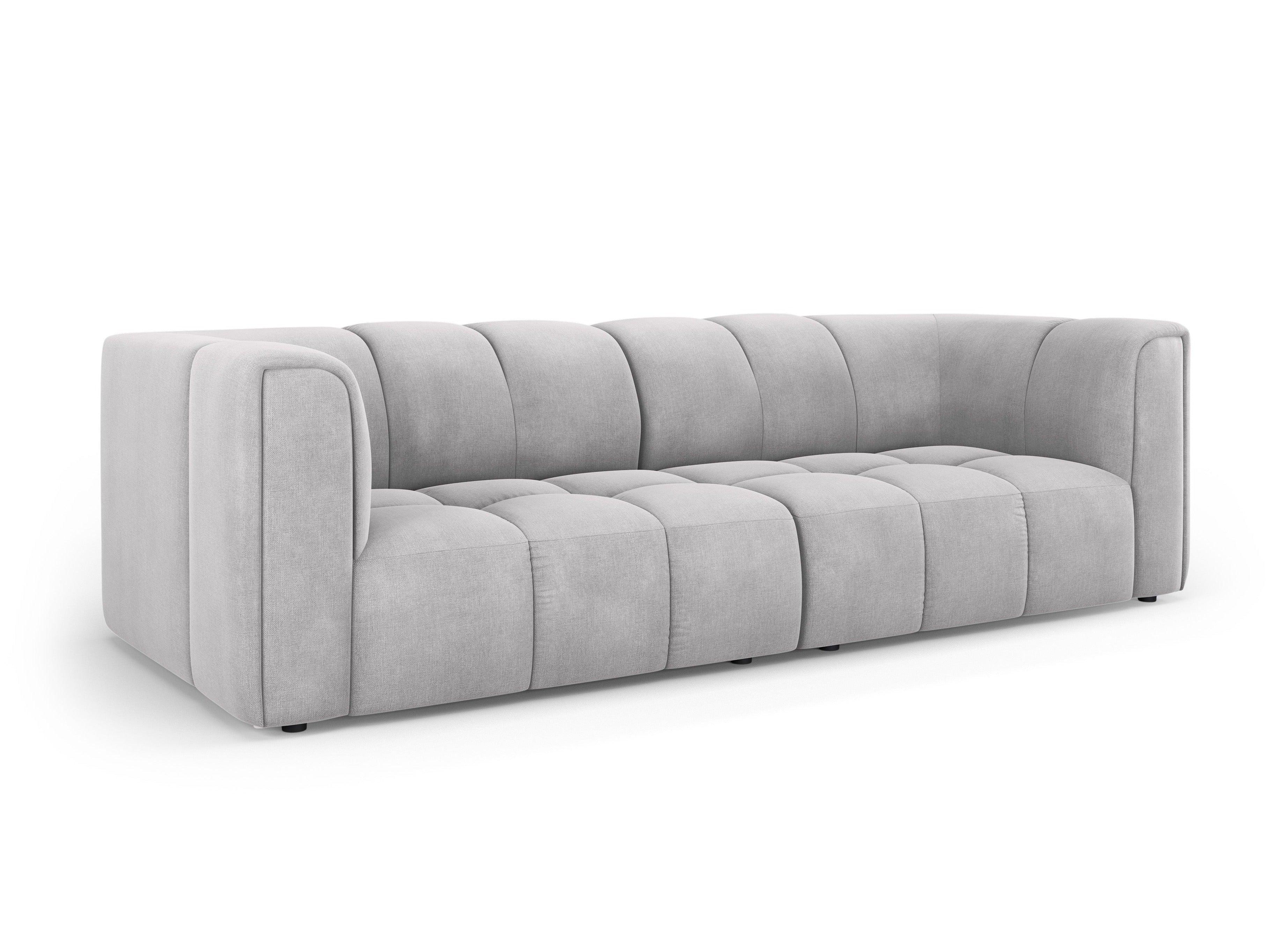 Sofa 3-osobowa FRANCESCA jasnoszary szenil – Besolux