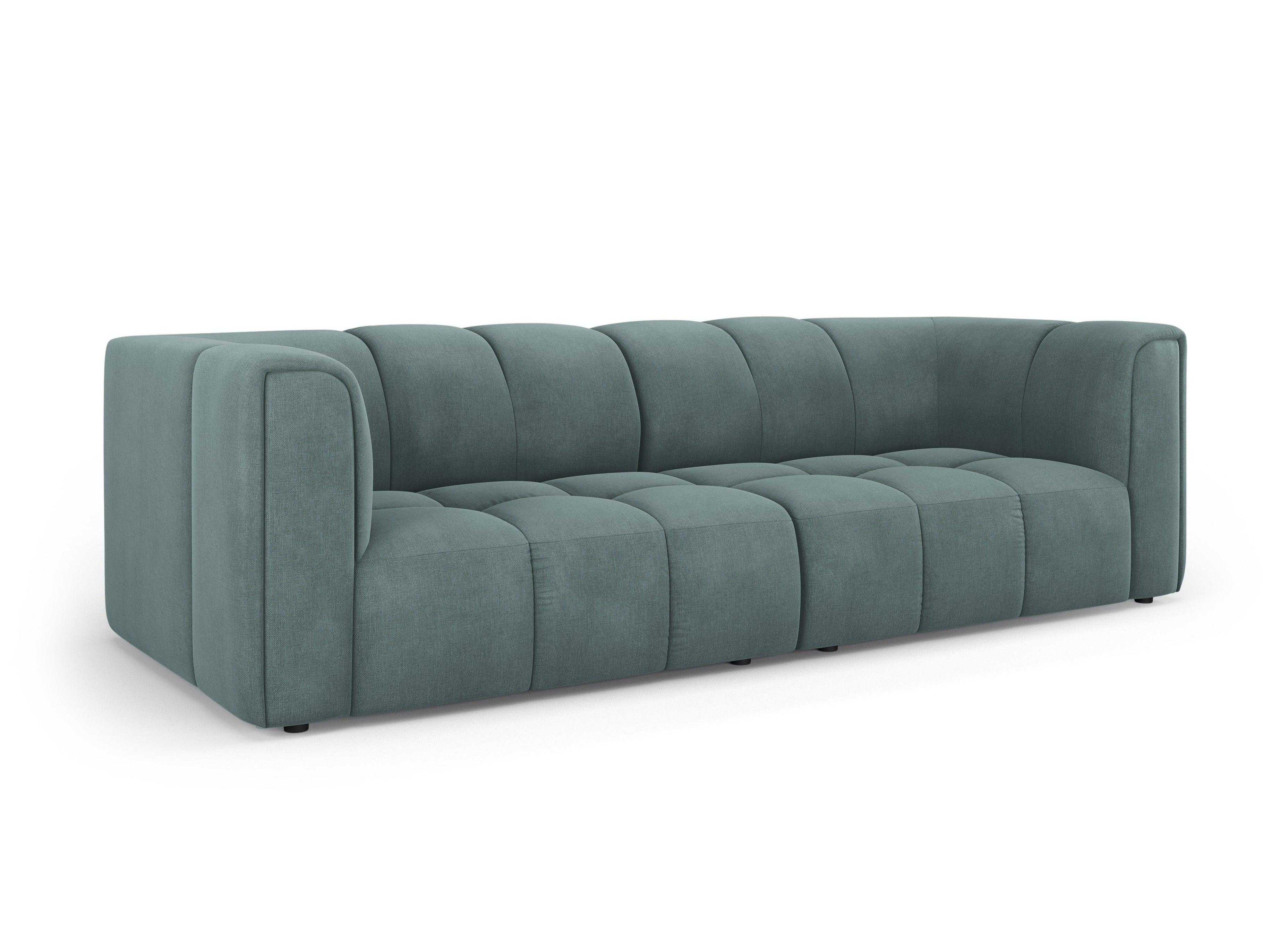 Sofa 3-osobowa FRANCESCA morska zieleń szenil – Besolux