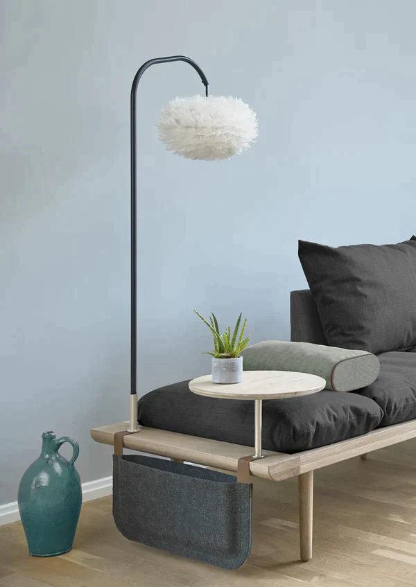 Sofa 3-osobowa LOUNGE AROUND antracytowy z dębem UMAGE Tak Tak Eye on Design