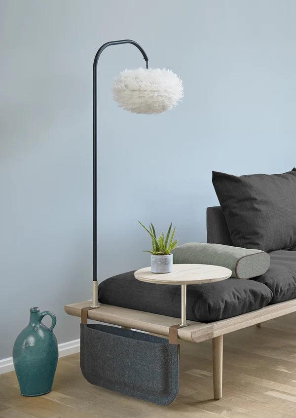 Sofa 3-osobowa LOUNGE AROUND beżowy z dębem z podłokietnikami