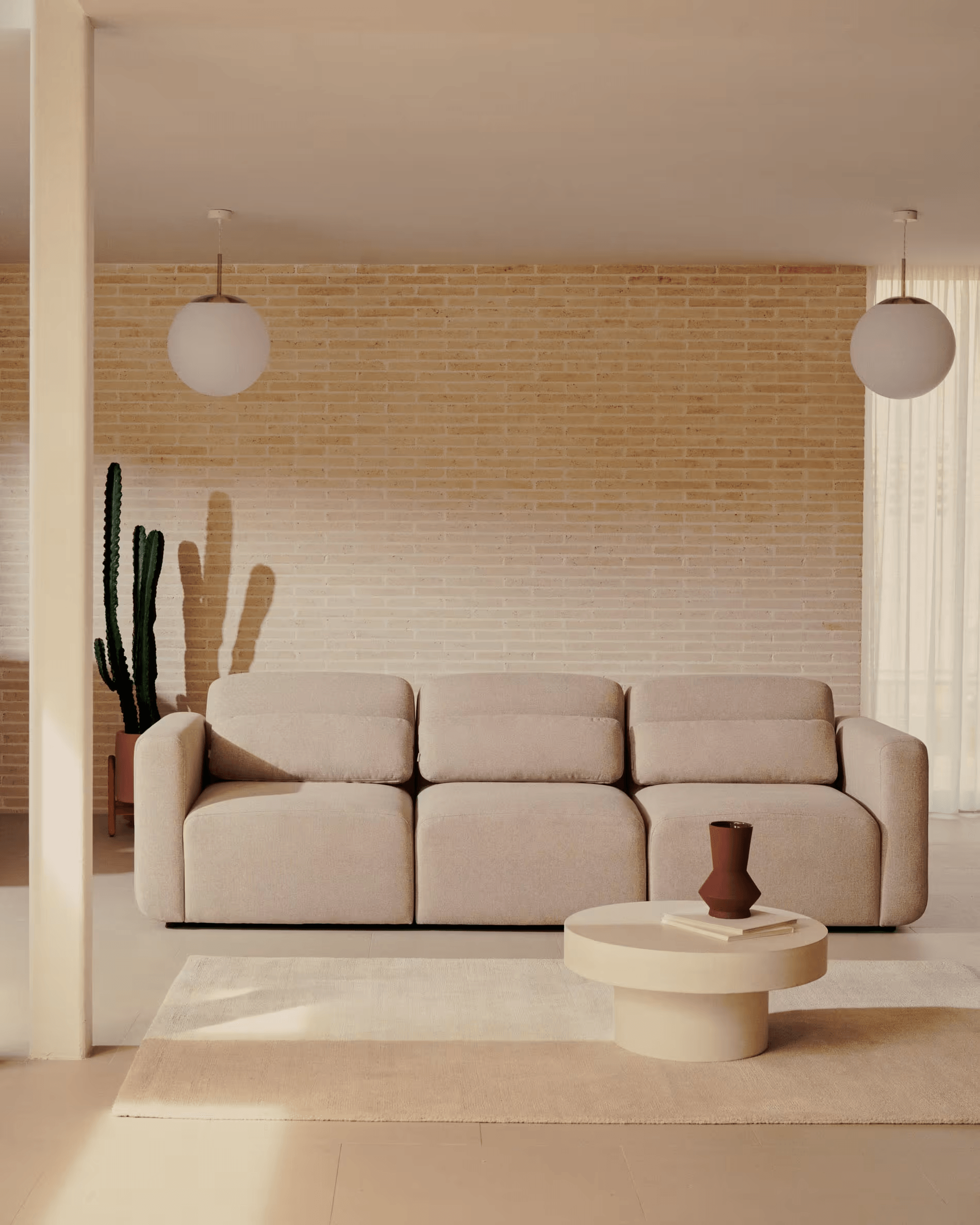 Sofa 3-osobowa NEOM beżowy La Forma Eye on Design