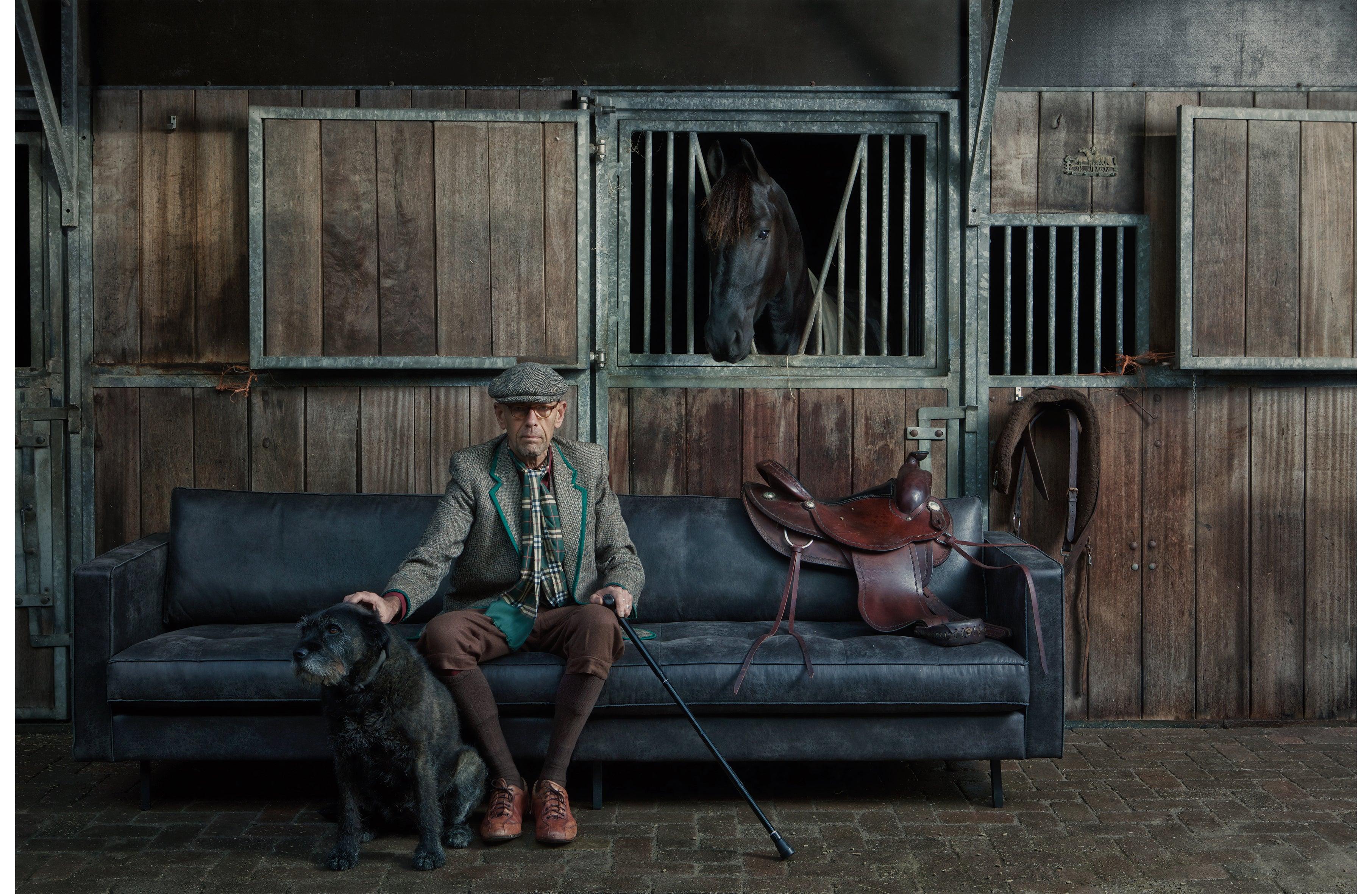 Sofa 3-osobowa skórzana RODEO czarny Be Pure Eye on Design