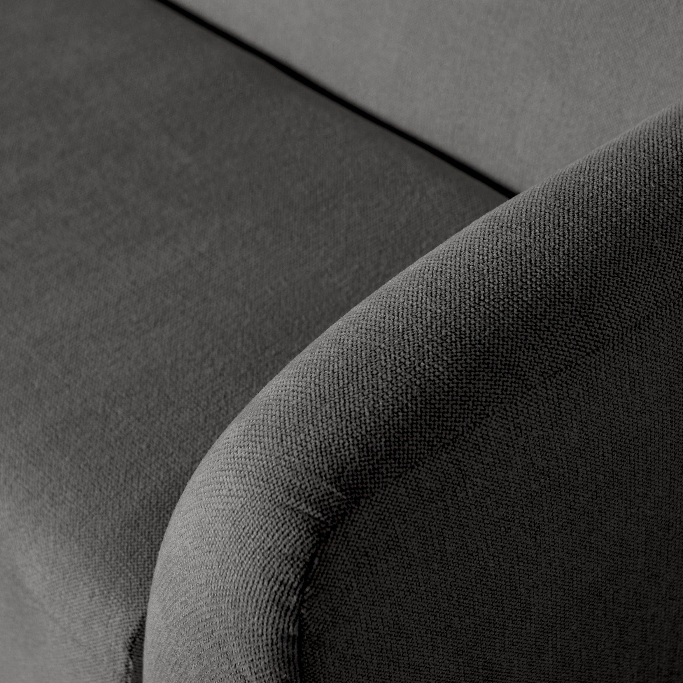 Sofa 3-osobowa SLOPING melanż czarny Be Pure Eye on Design