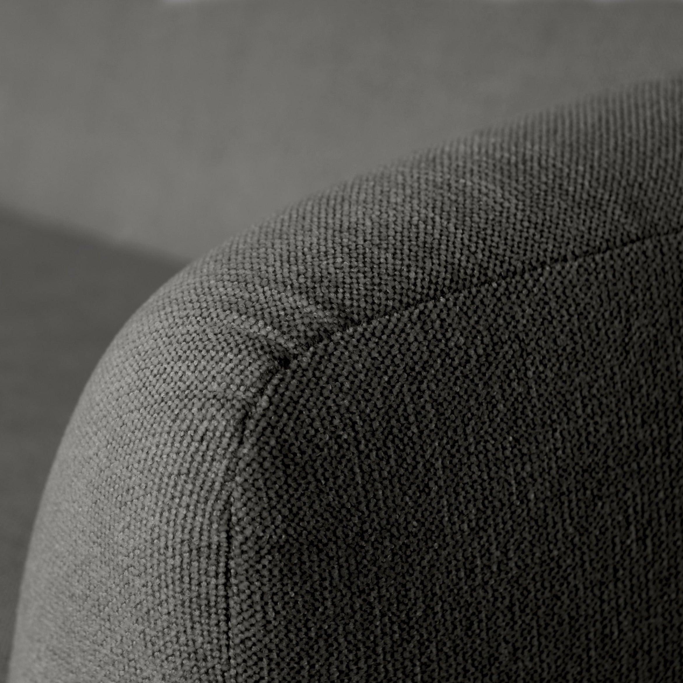 Sofa 3-osobowa SLOPING melanż czarny Be Pure Eye on Design