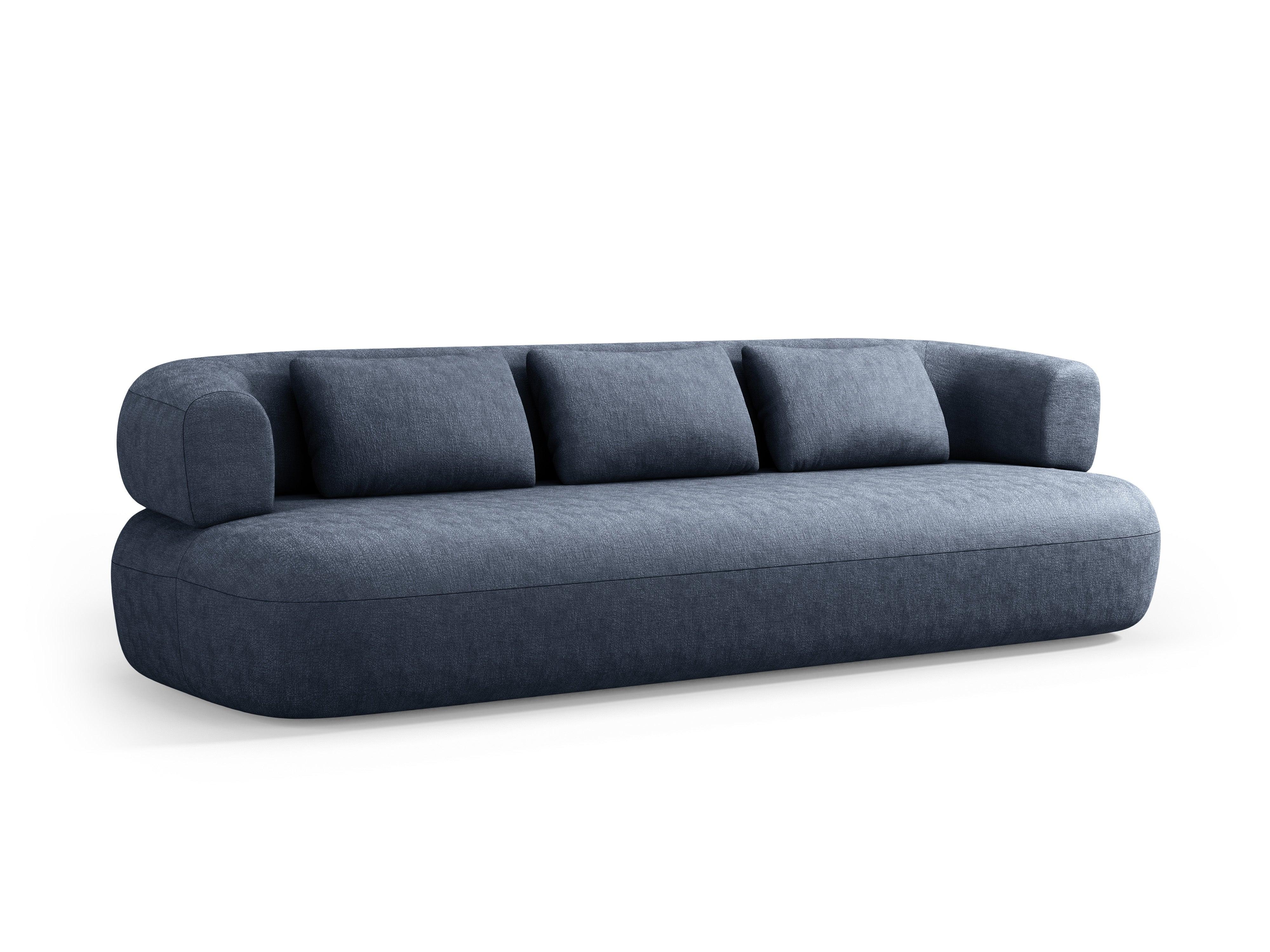 Sofa 4-osobowa ALDRIN granatowy szenil Windsor & Co Eye on Design