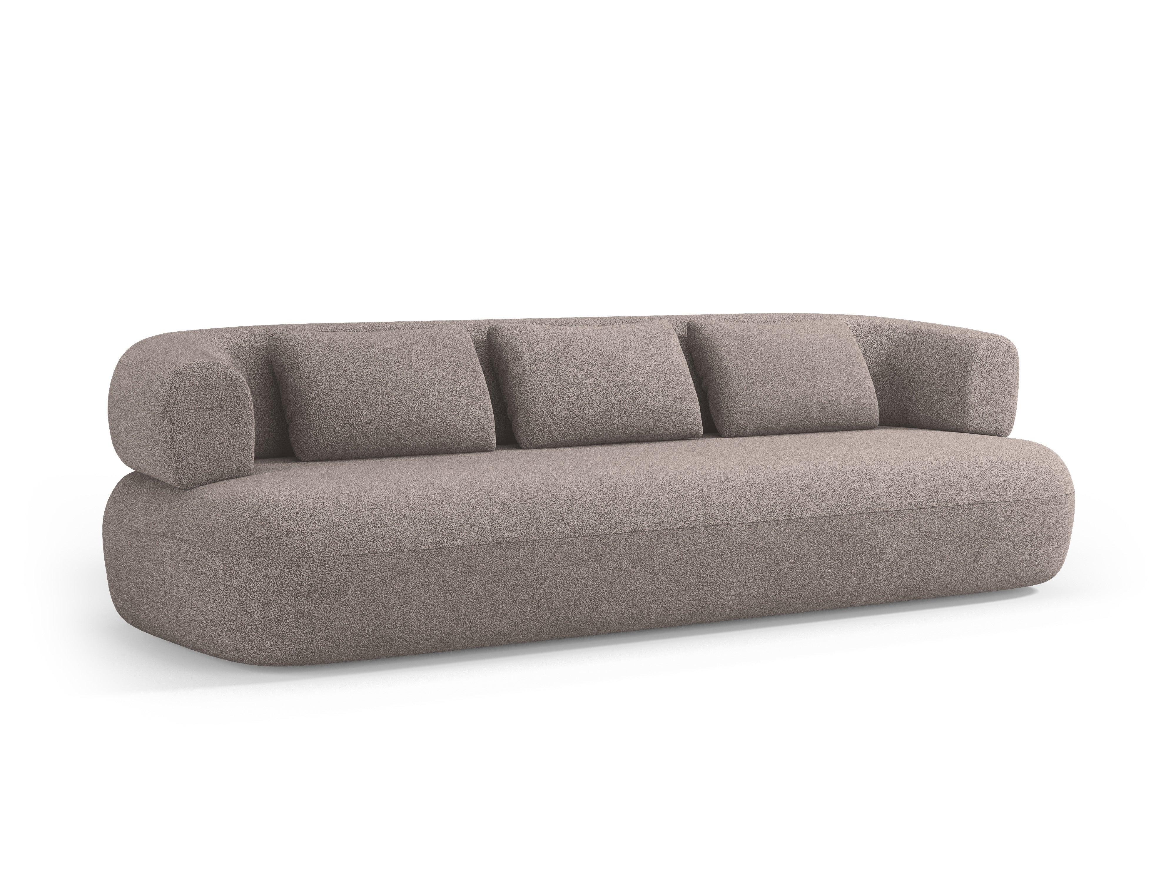 Sofa 4-osobowa ALDRIN jasnobrązowy boucle – Windsor & Co