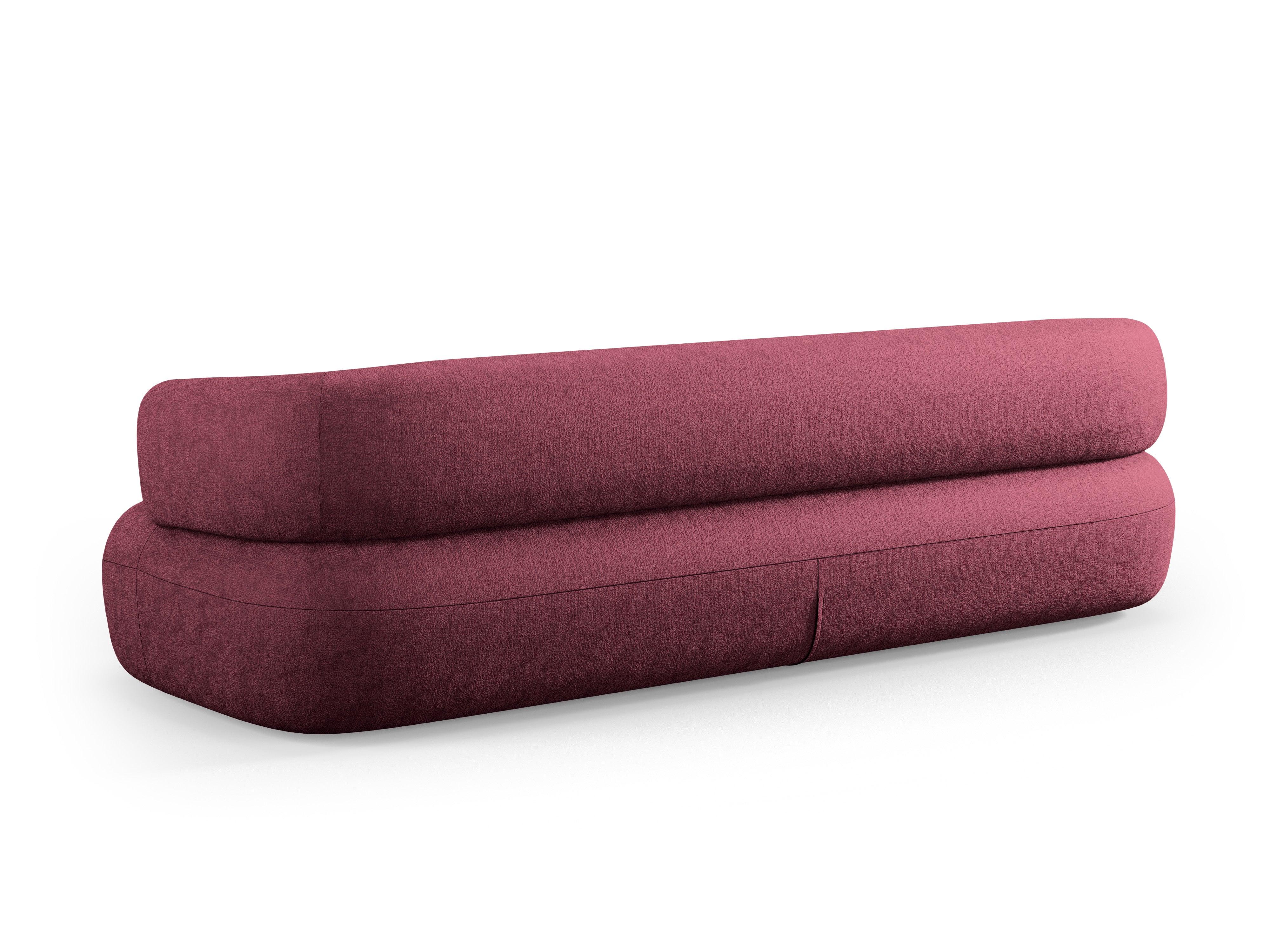 Sofa 4-osobowa ALDRIN karmazynowy szenil Windsor & Co Eye on Design