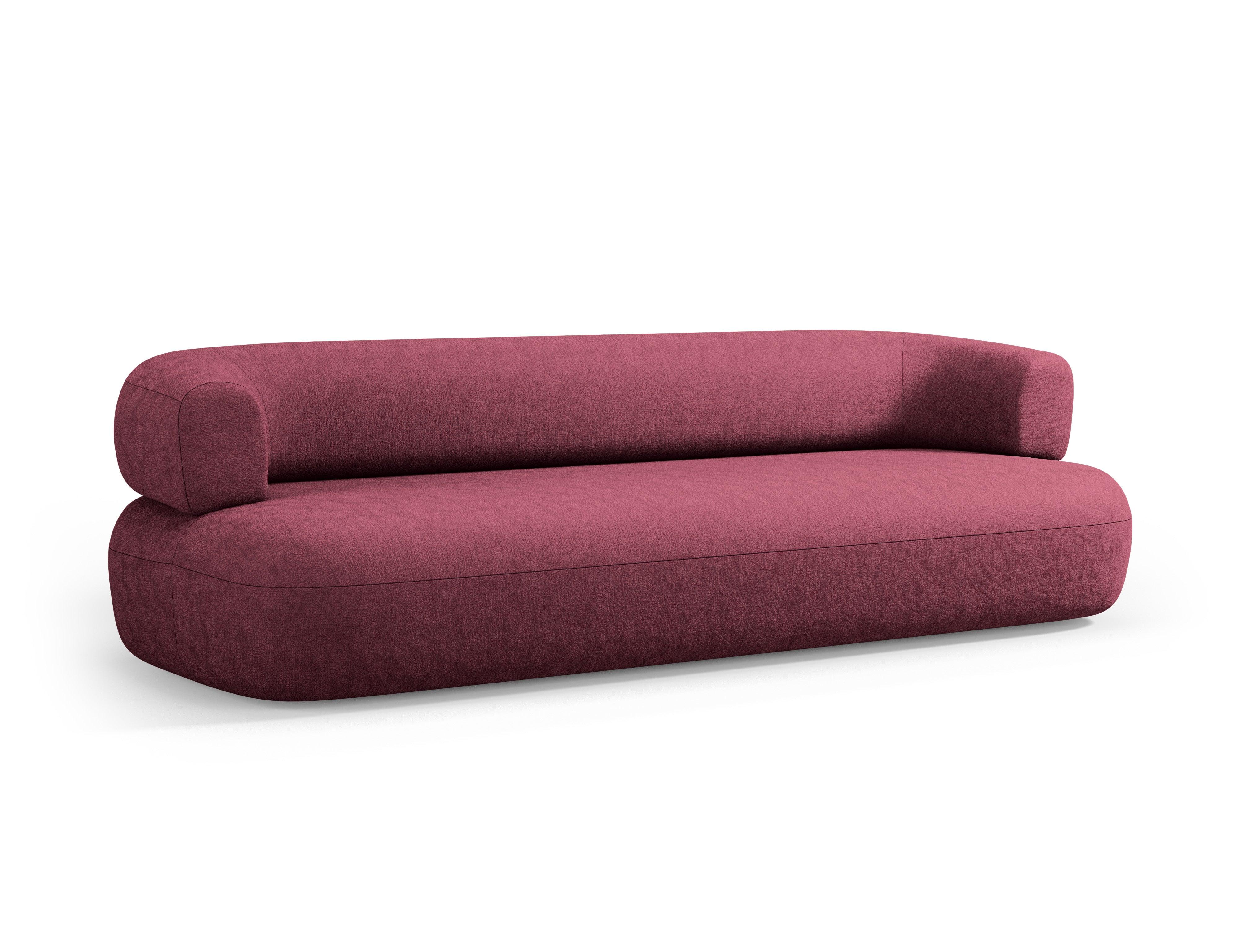 Sofa 4-osobowa ALDRIN karmazynowy szenil Windsor & Co Eye on Design