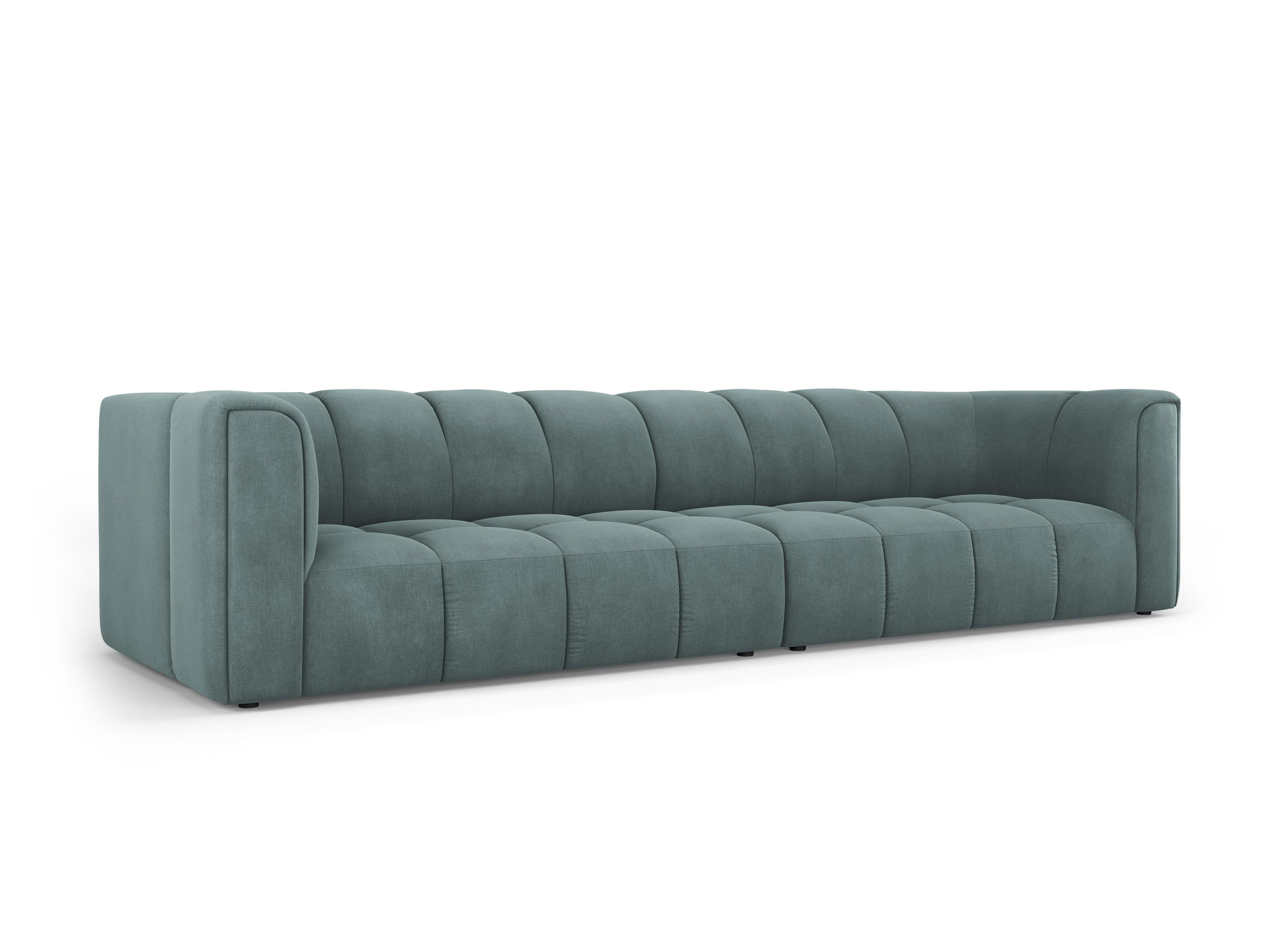 Sofa 4-osobowa FRANCESCA morska zieleń szenil – Besolux