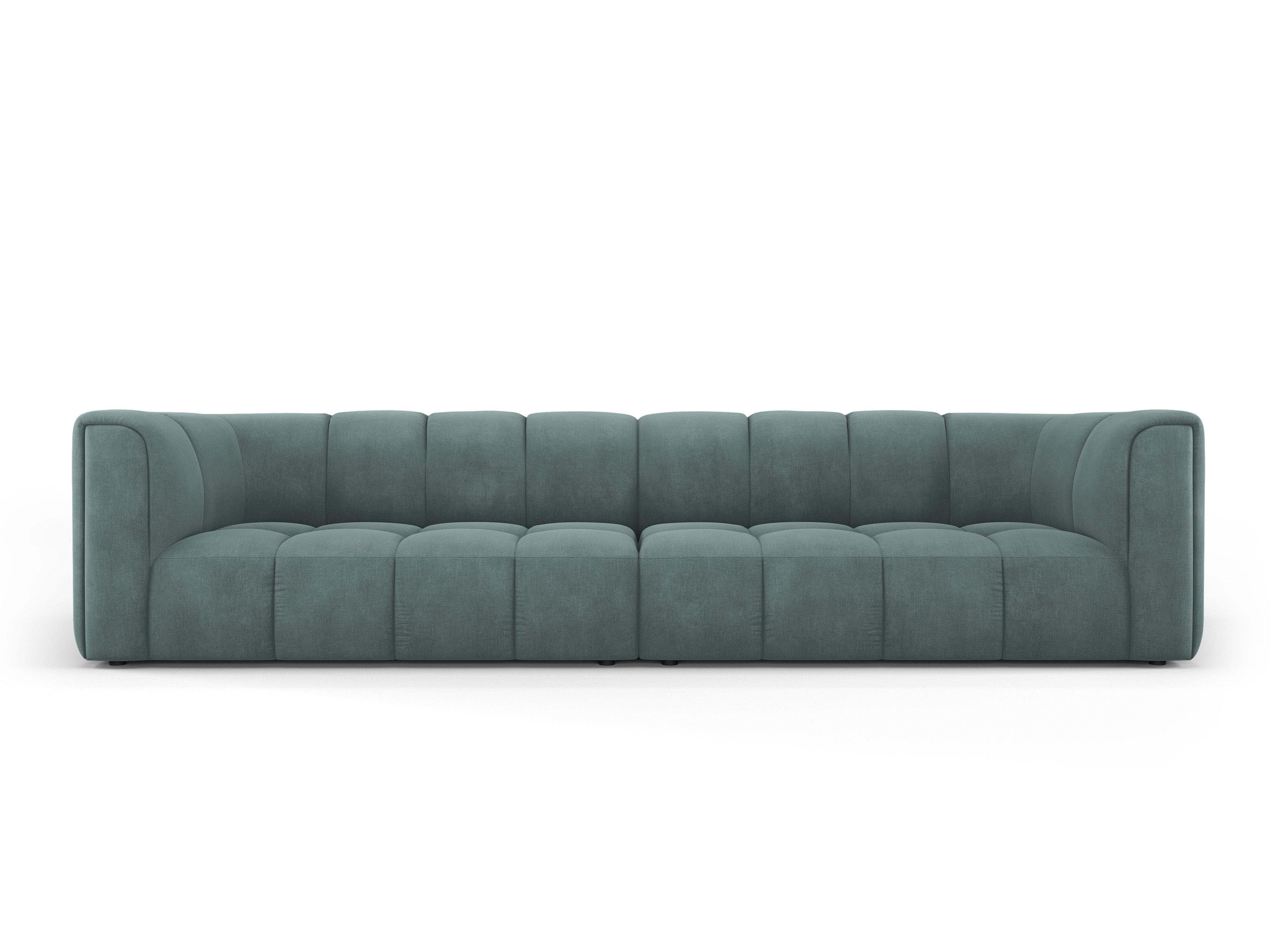 Sofa 4-osobowa FRANCESCA morska zieleń szenil do salonu