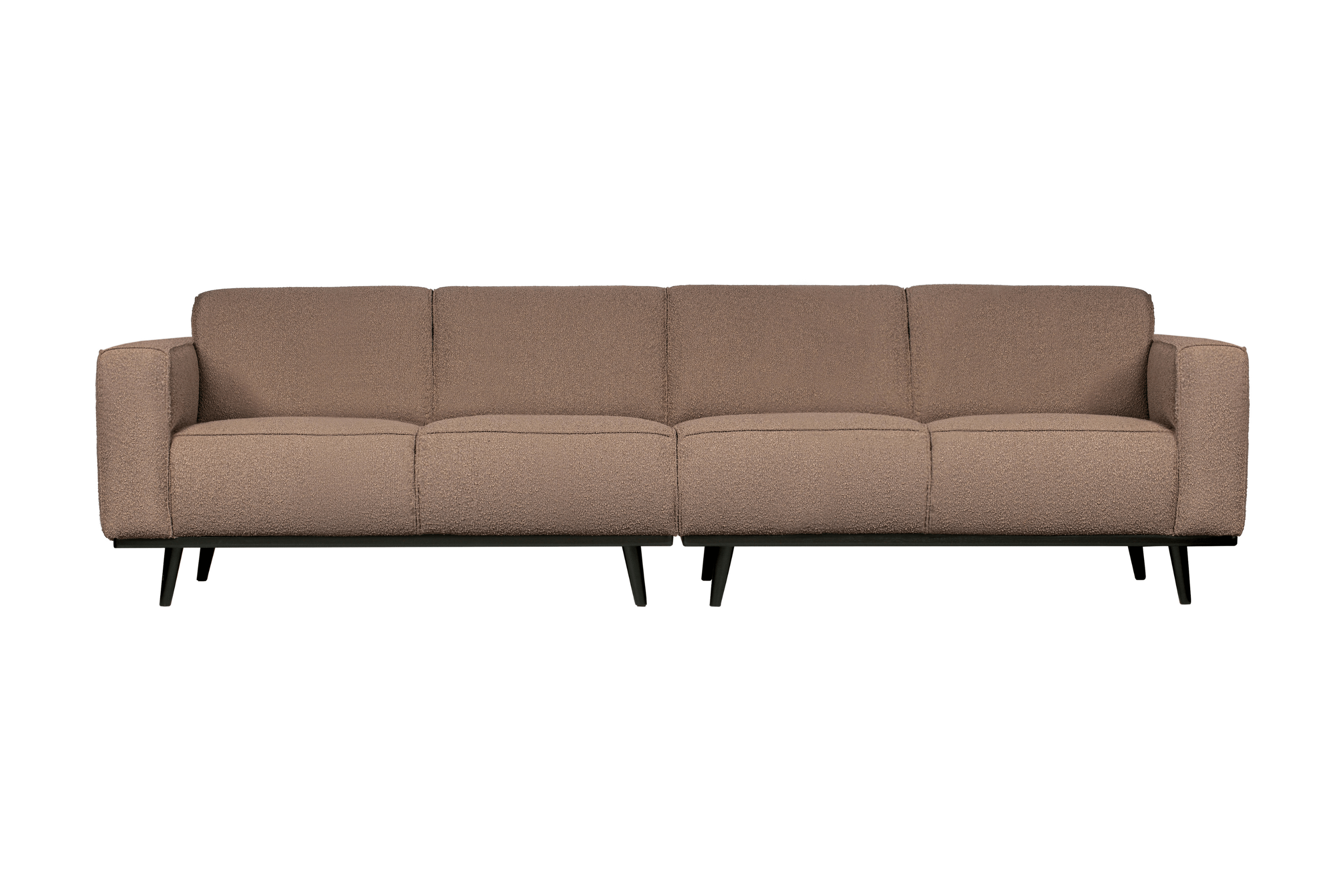 Sofa 4-osobowa STATEMENT boucle jasnobrązowy – Woood