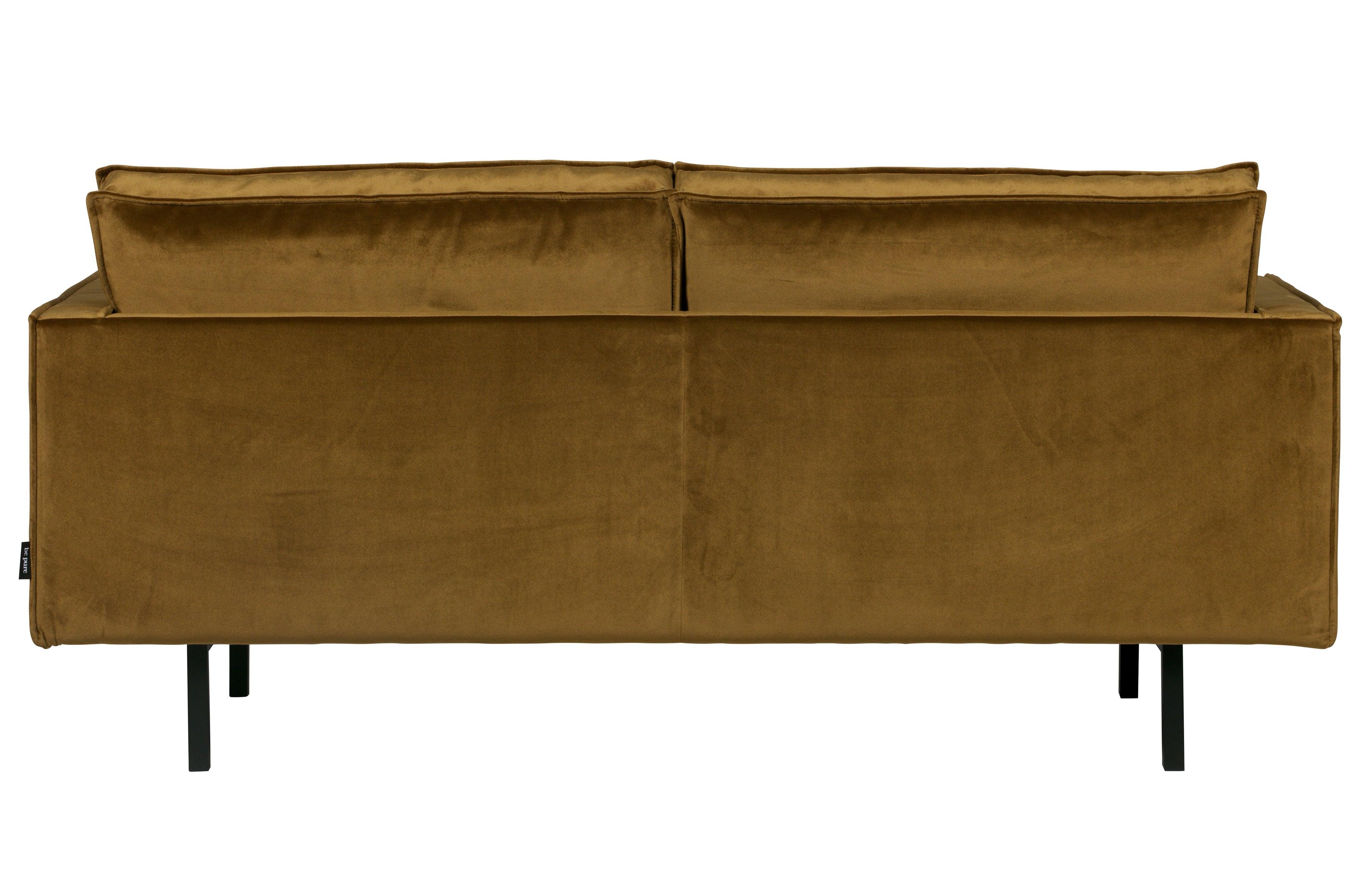 Sofa aksamitna 2,5-osobowa RODEO miodowy Be Pure Eye on Design