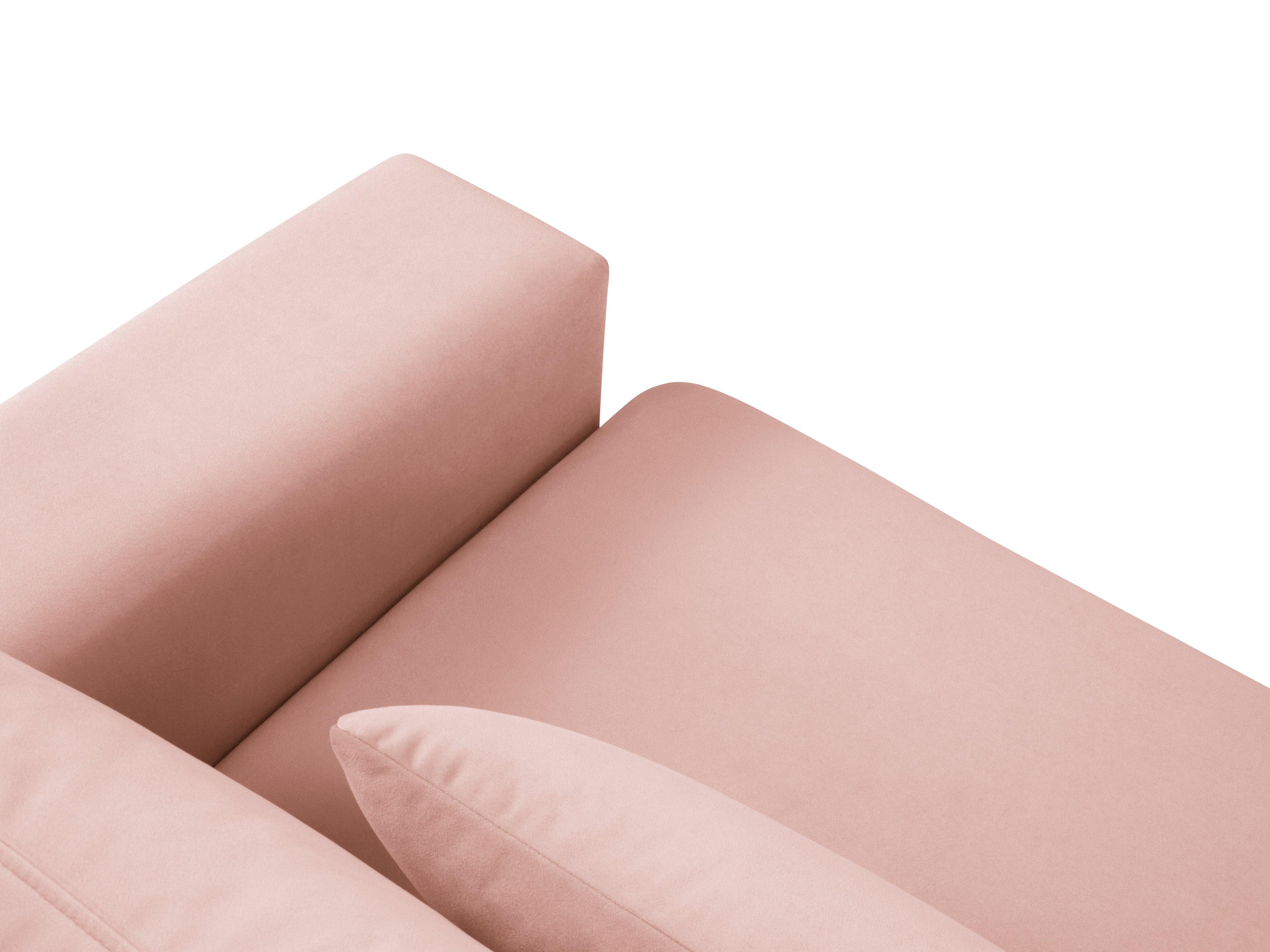 Sofa aksamitna 3-osobowa HEBE różowy Mazzini Sofas Eye on Design