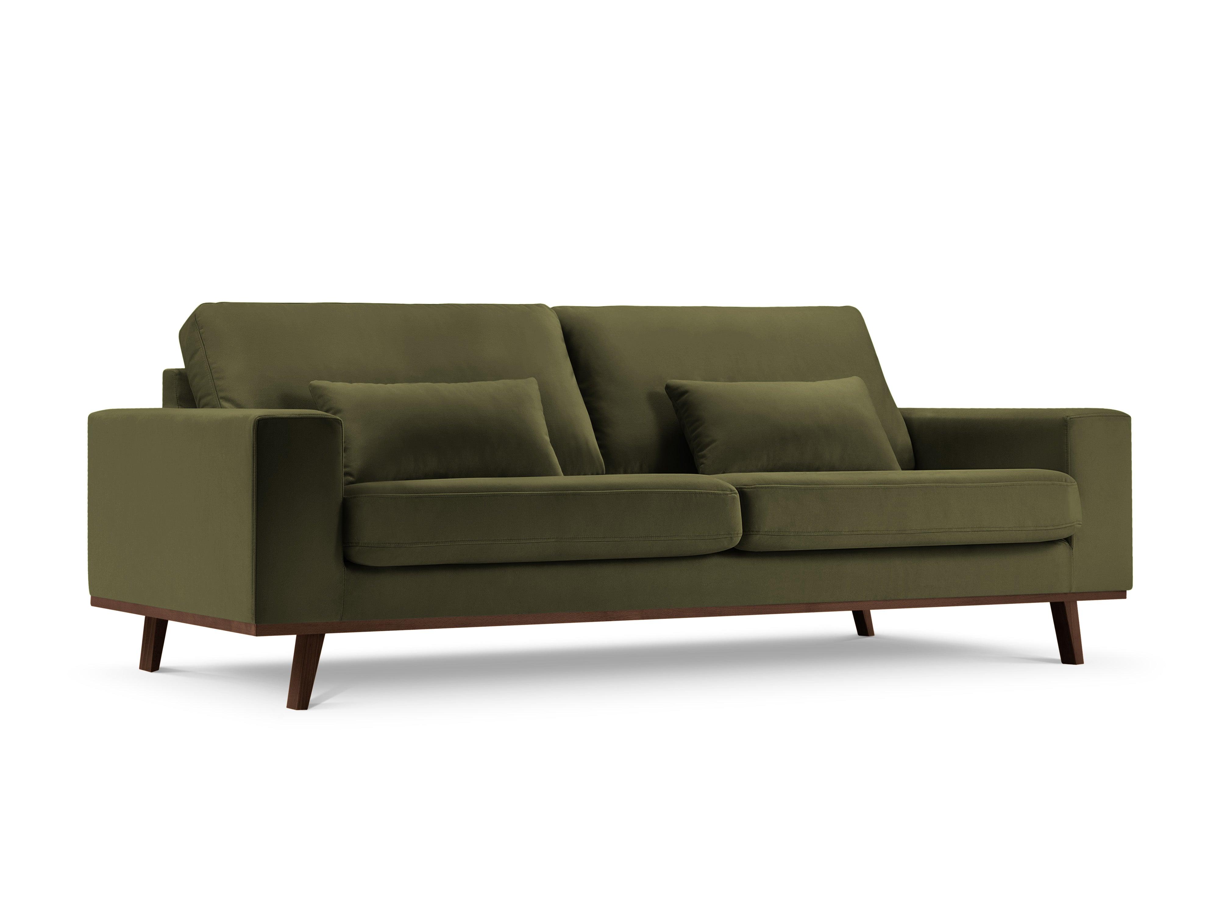 Sofa aksamitna 3-osobowa HEBE zielony Mazzini Sofas Eye on Design
