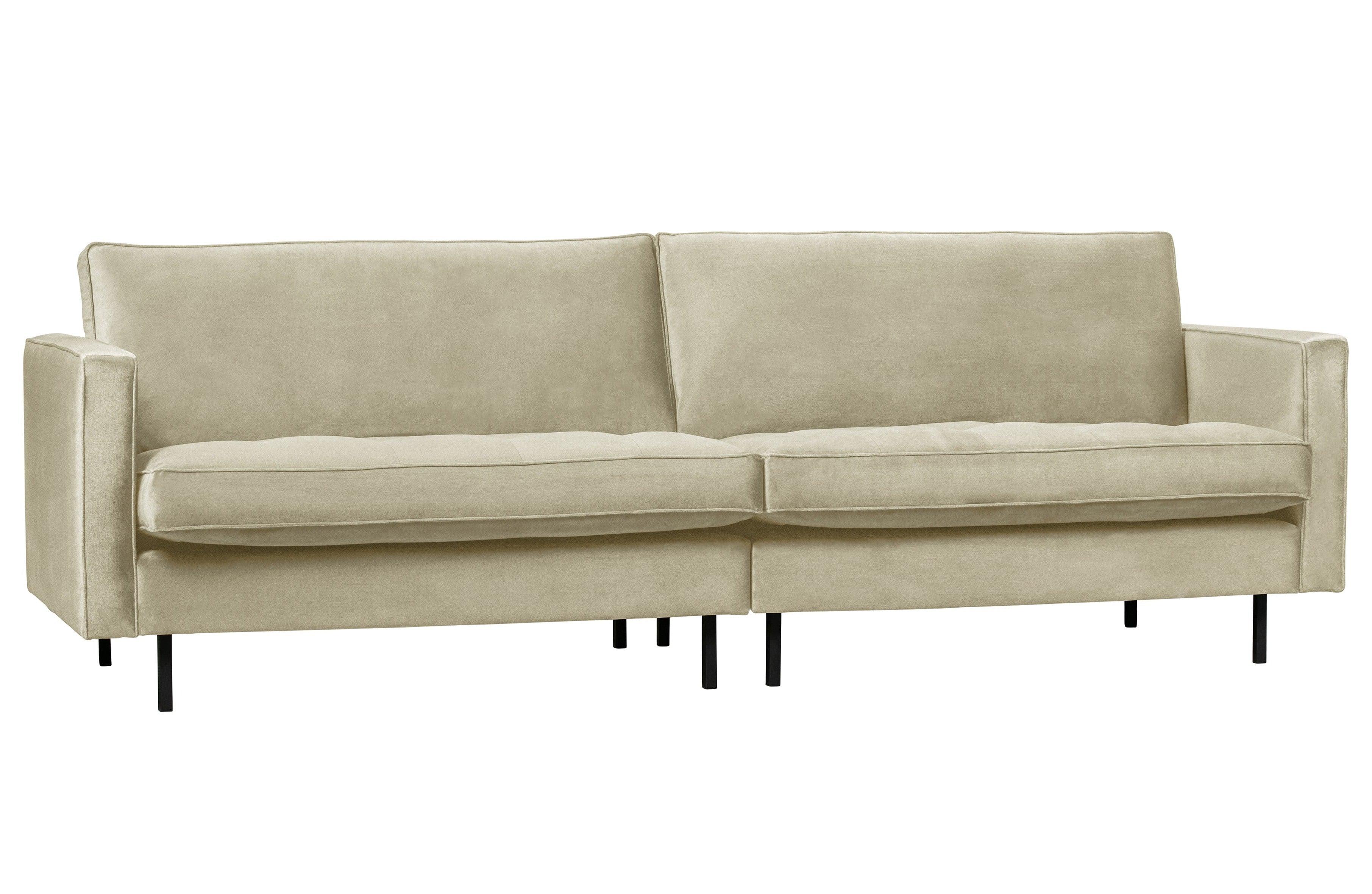 Sofa aksamitna 3-osobowa RODEO CLASSIC pistacjowy – Woood