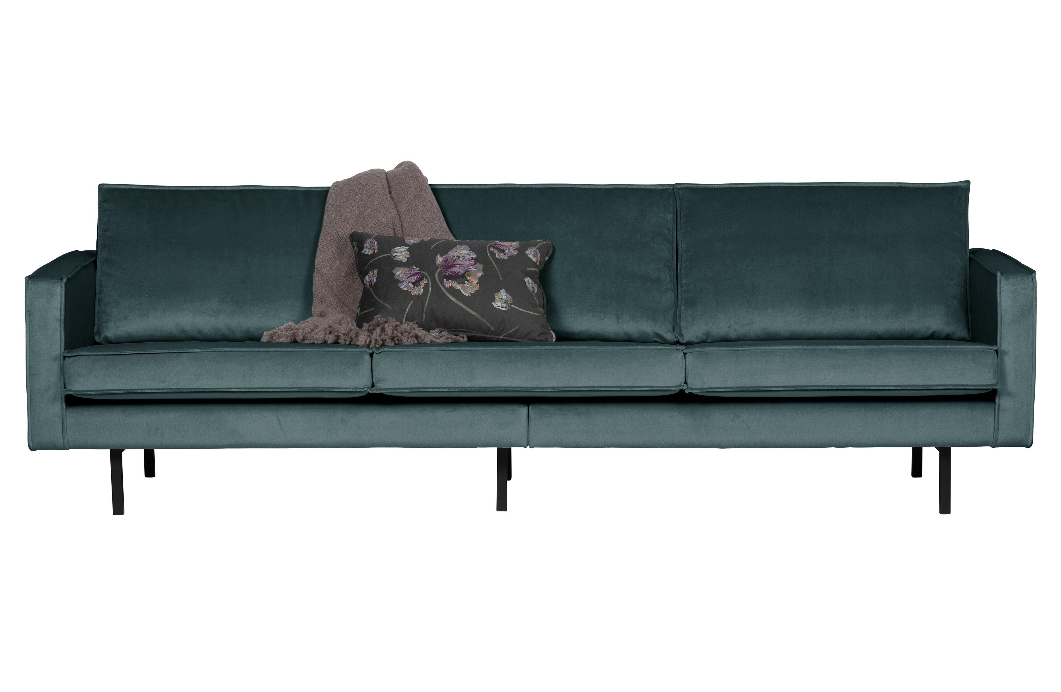 Sofa aksamitna 3-osobowa RODEO morski Be Pure Eye on Design
