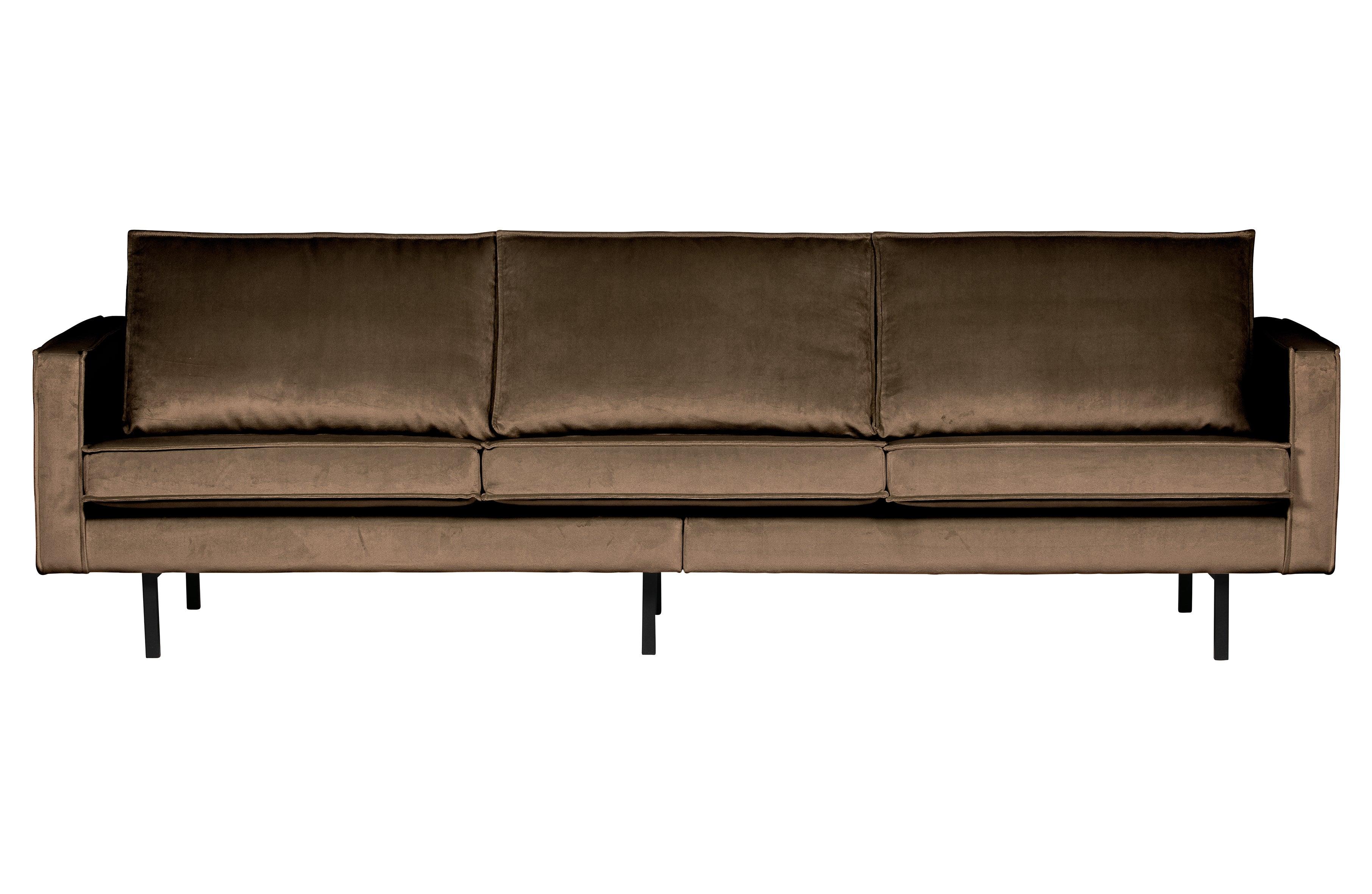 Sofa aksamitna 3-osobowa RODEO taupe Be Pure Eye on Design
