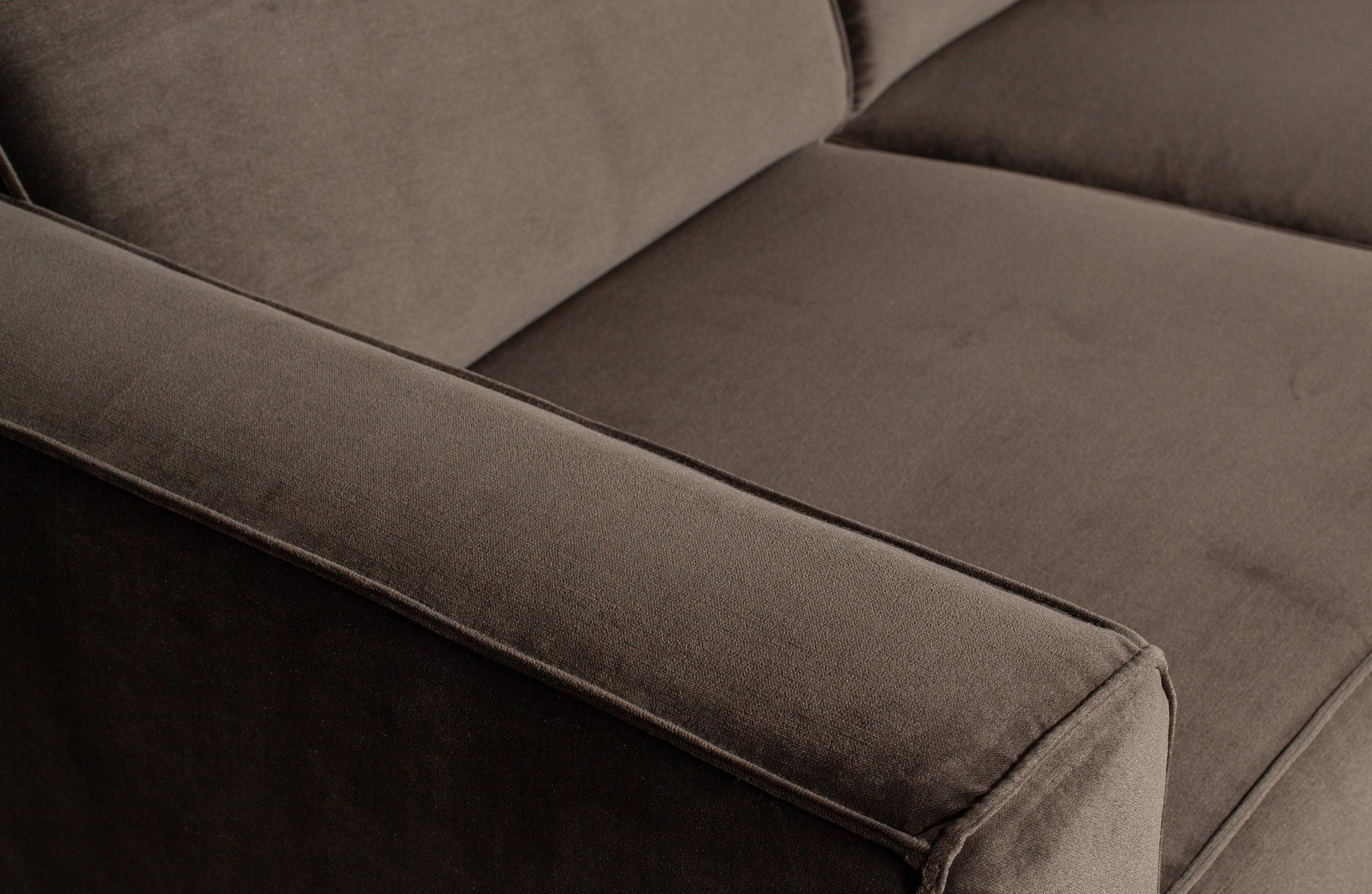 Sofa aksamitna 3-osobowa STATEMENT ciemnozielony Be Pure Eye on Design