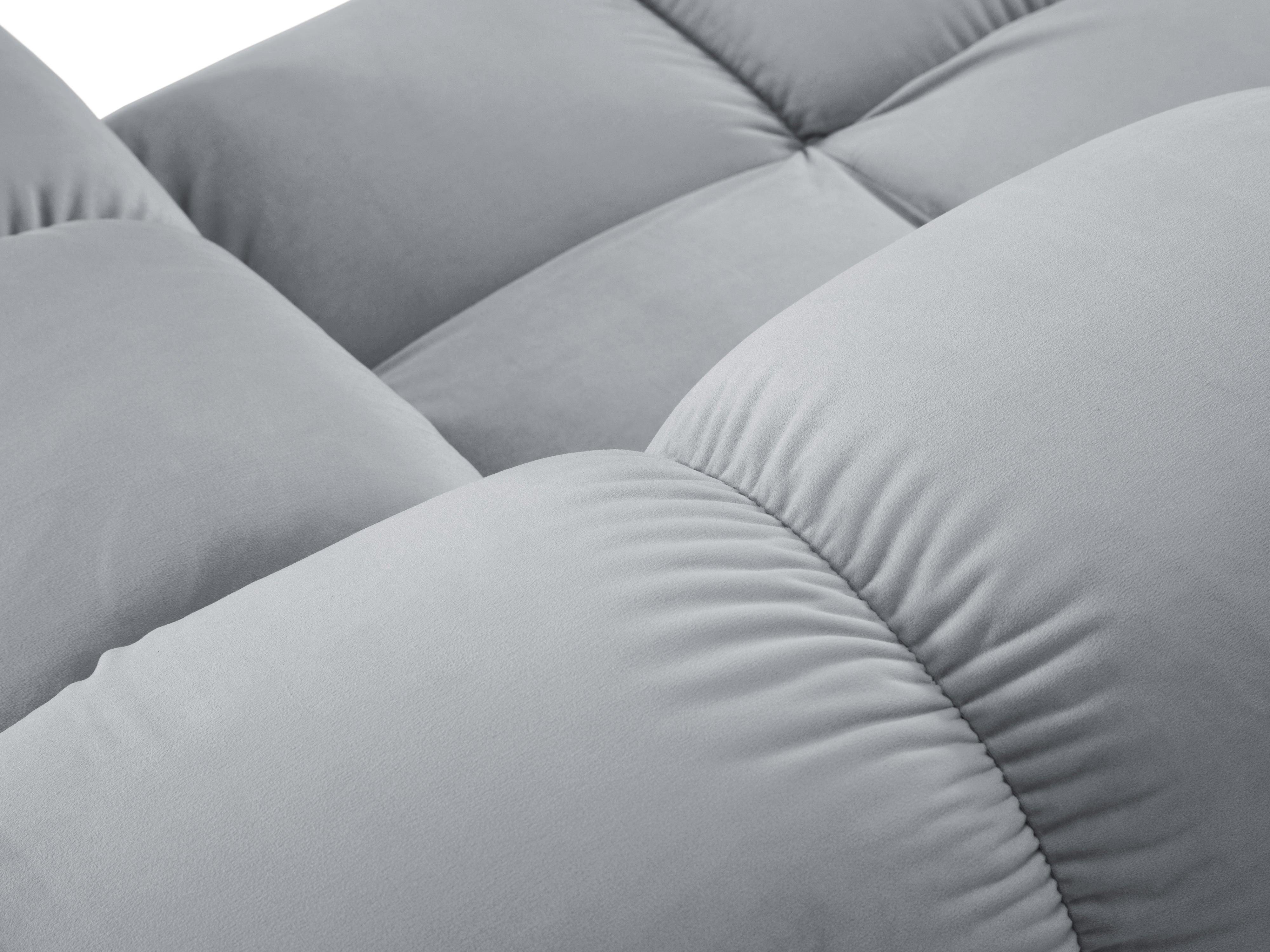 Sofa aksamitna 3-osobowa TROPEA jasnoniebieski Milo Casa Eye on Design