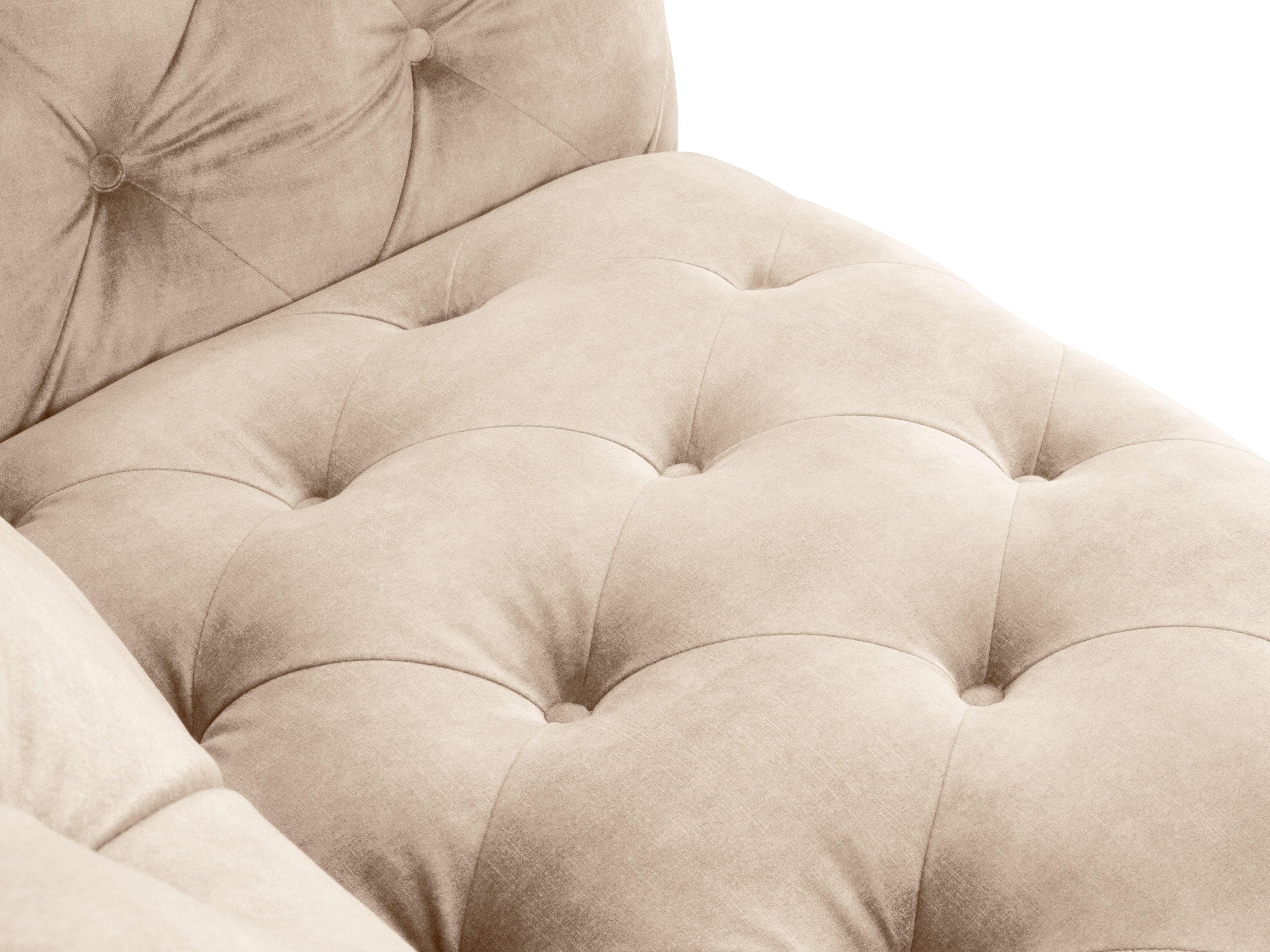 Sofa aksamitna 4-osobowa LOGE beżowy Windsor & Co Eye on Design