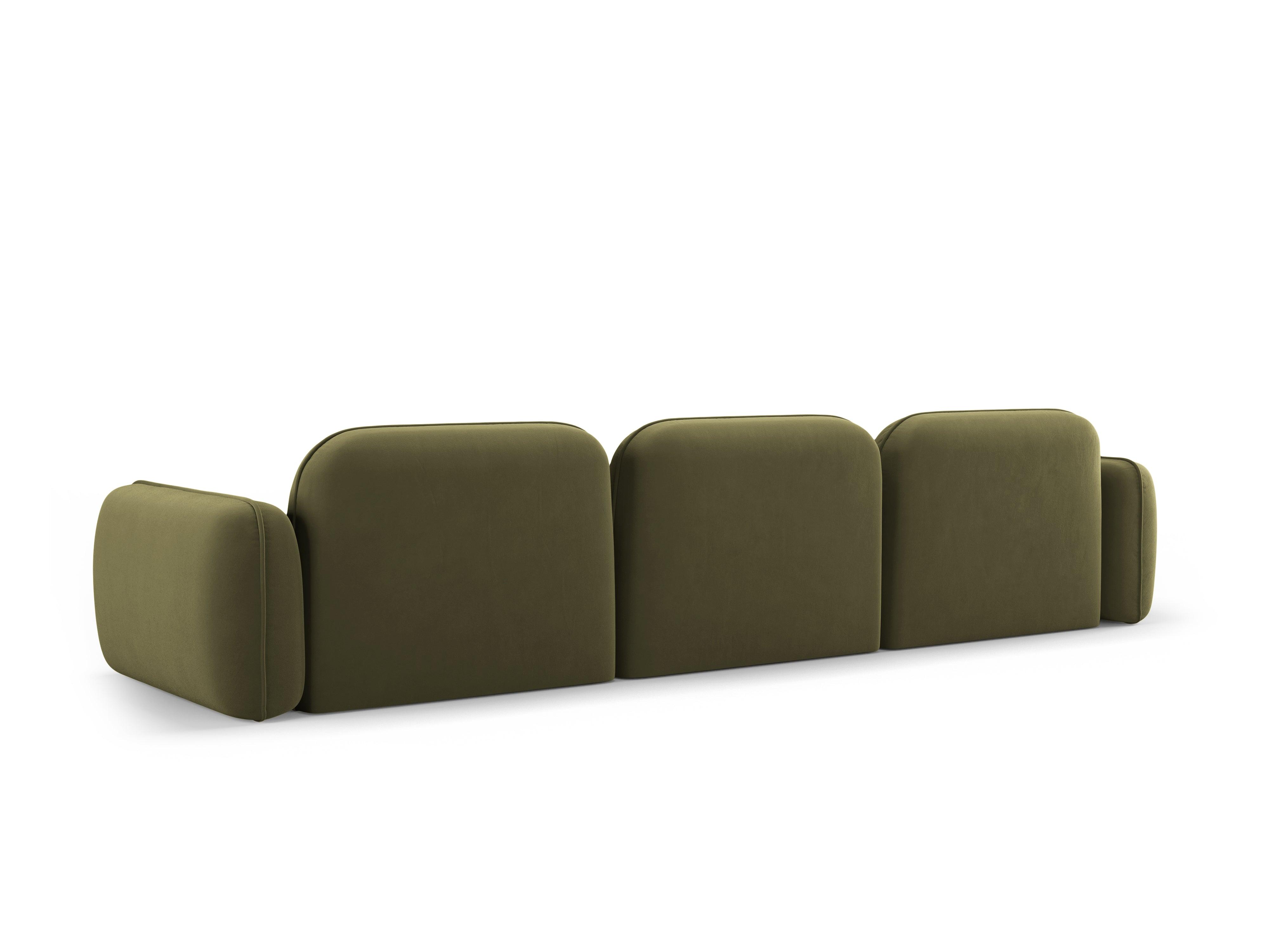Sofa modułowa aksamitna 4-osobowa SYDNEY jasnozielony Cosmopolitan Design Eye on Design