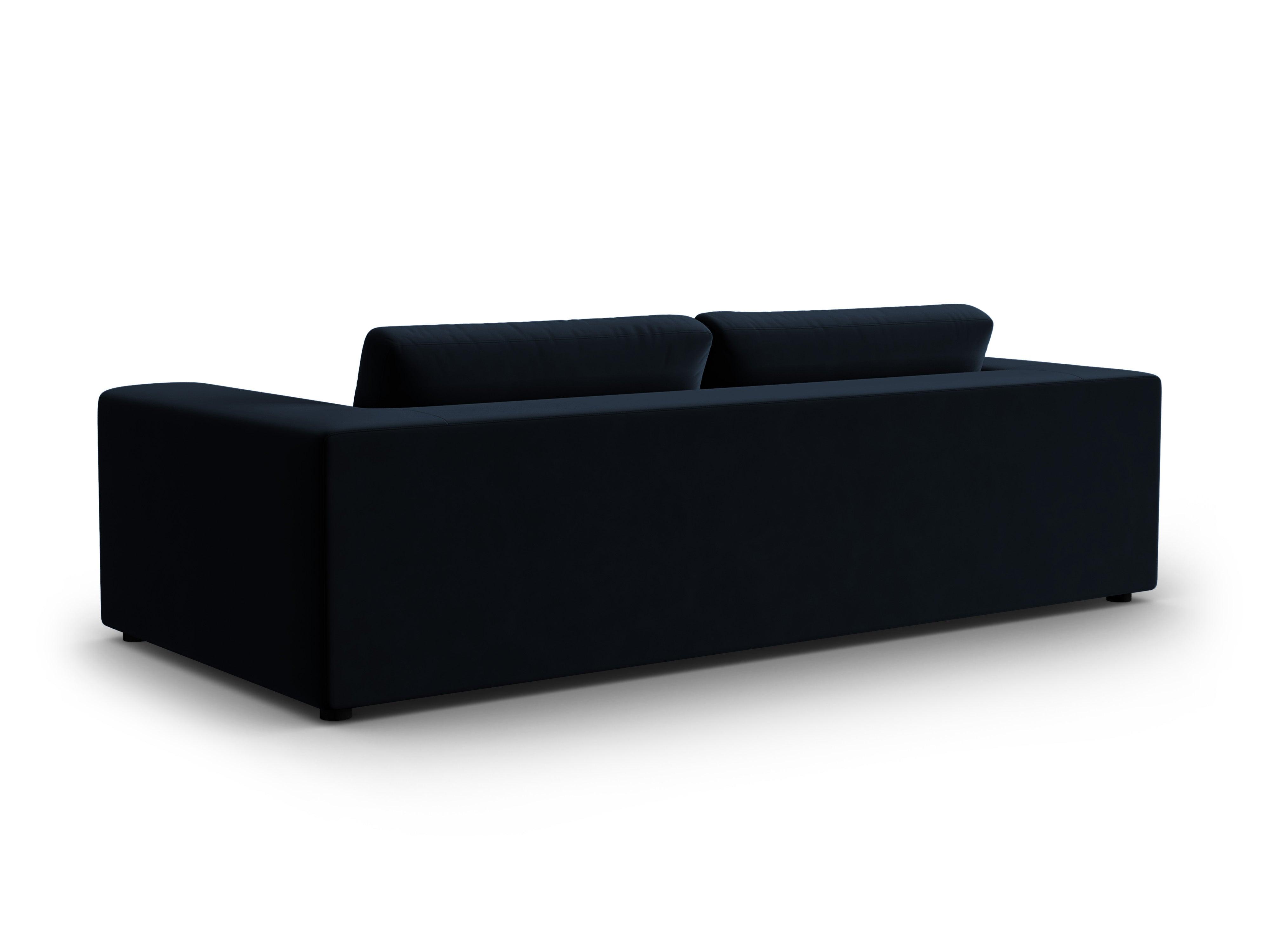 Sofa aksamitna 4-osobowa TENDANCE granatowy CXL by Christian Lacroix Eye on Design