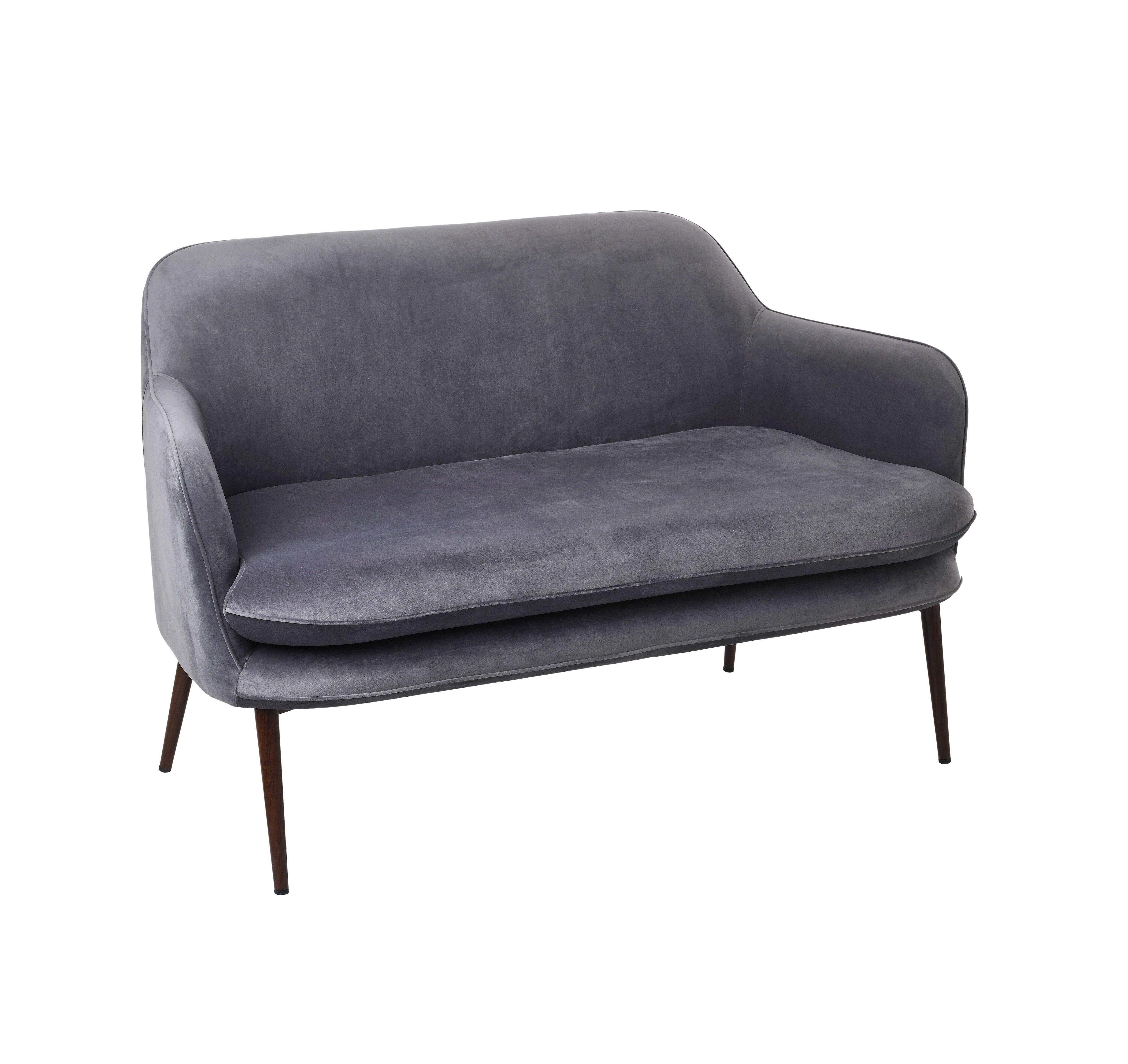 Sofa aksamitna CHARMY szary Pols Potten Eye on Design