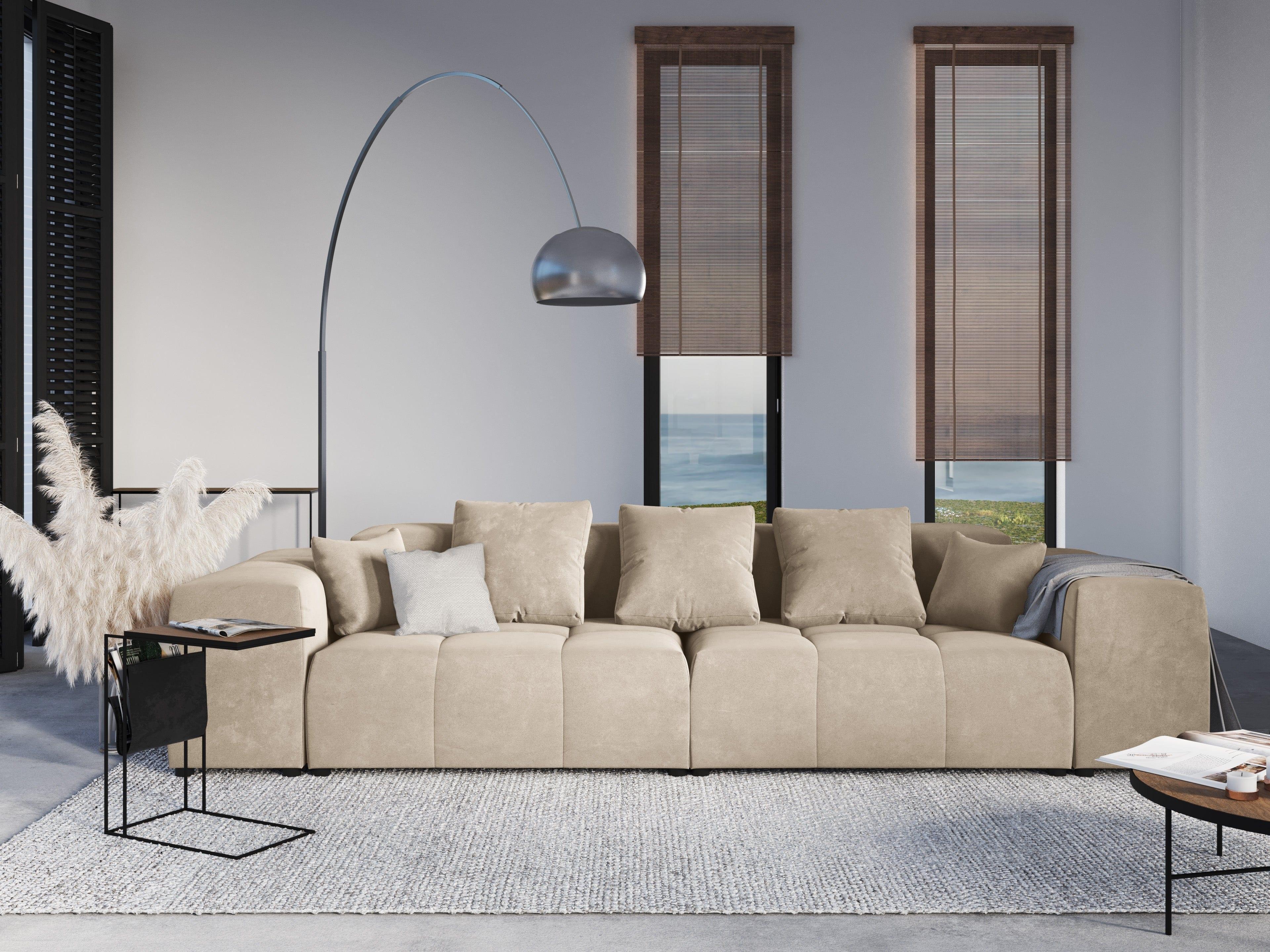 Sofa aksamitna ROME beżowy Cosmopolitan Design Eye on Design