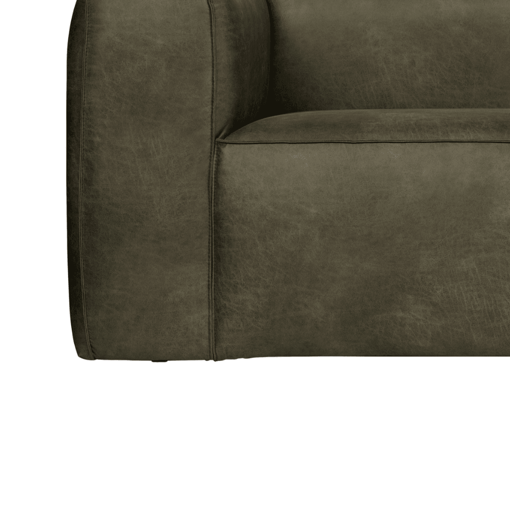 Sofa BEAN zielona ekoskóra Woood Eye on Design