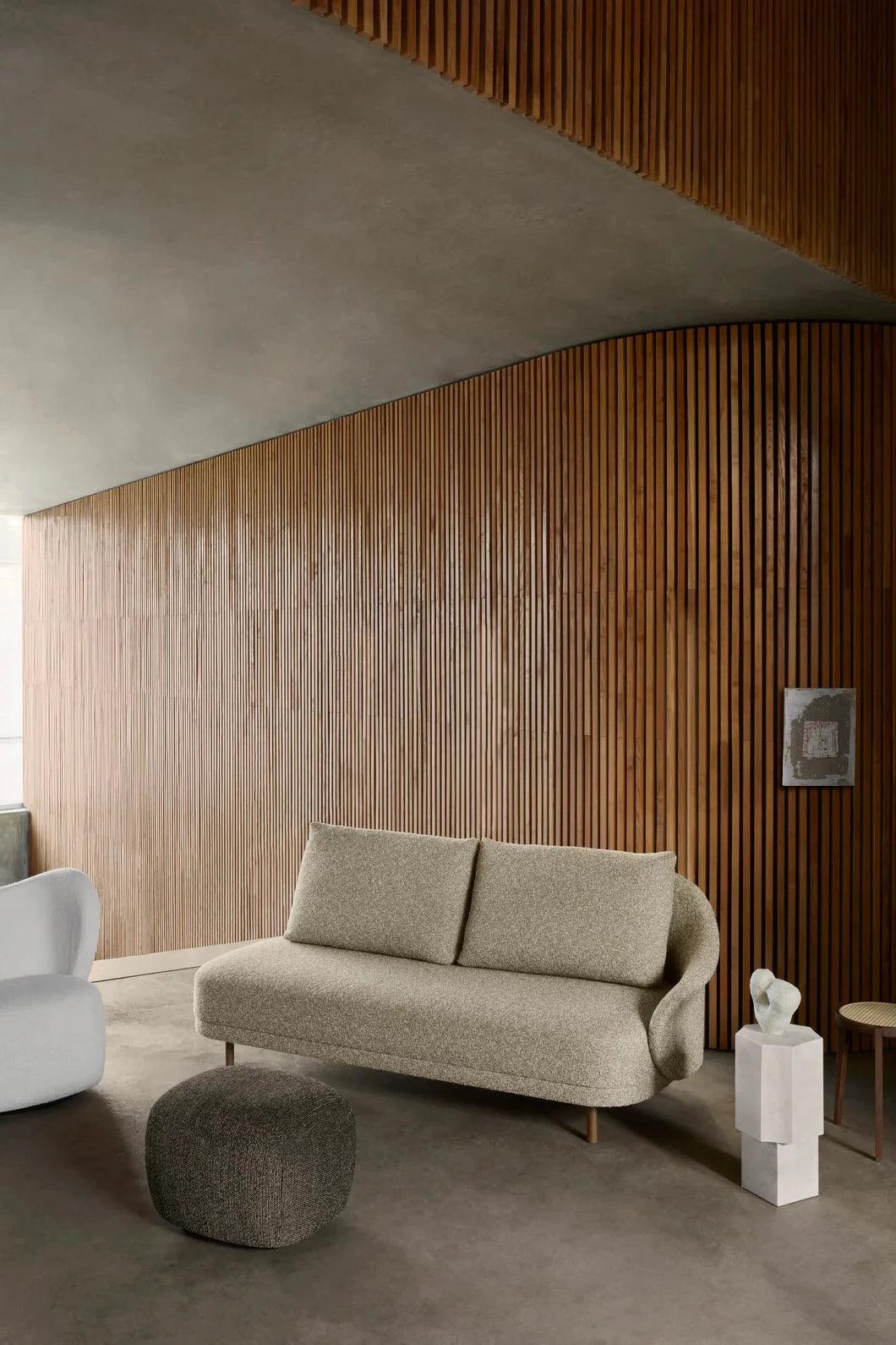 Sofa lewostronna NEW WAVE dębowy NORR11 Eye on Design