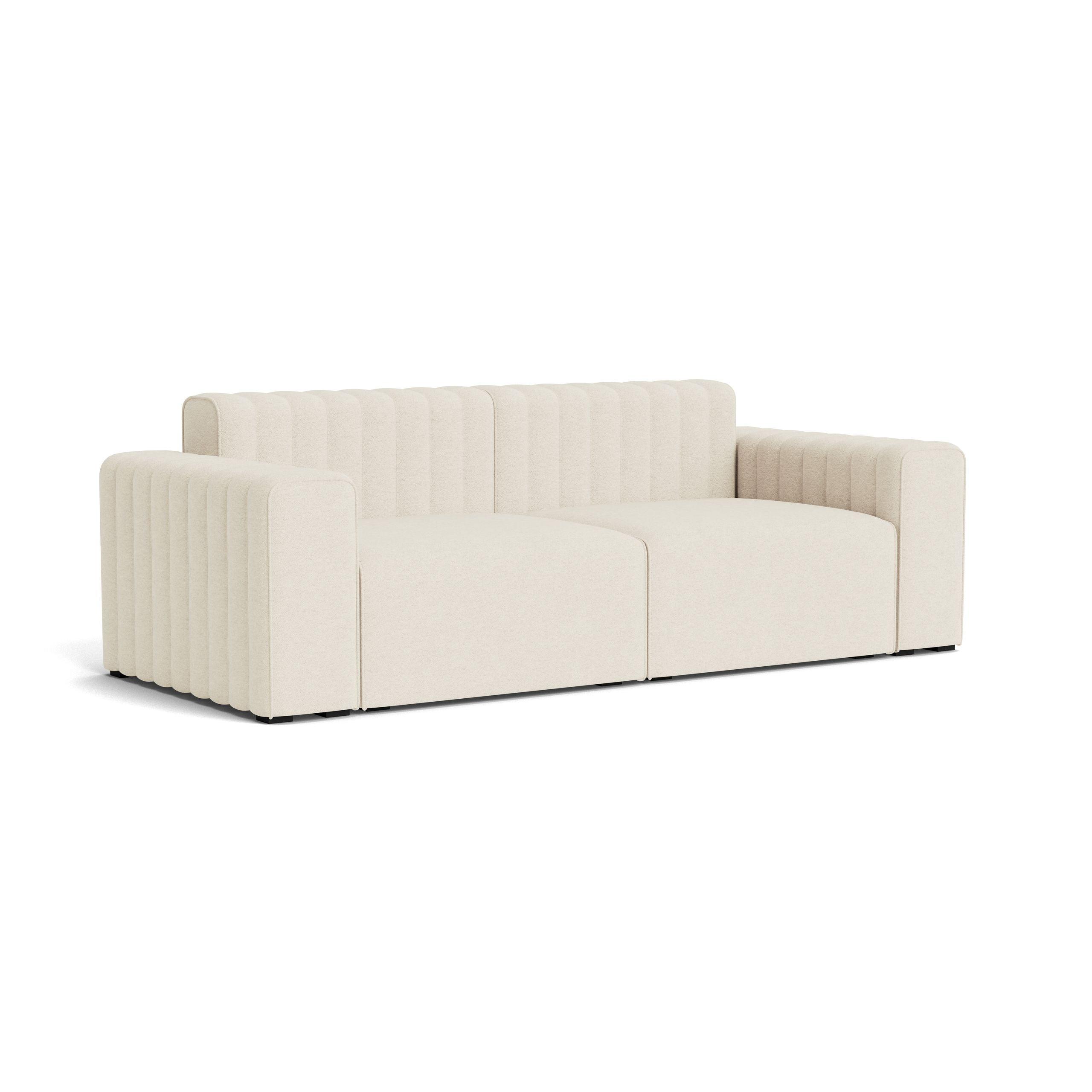 Sofa modułowa 2-osobowa RIFF boucle kremowy NORR11 Eye on Design
