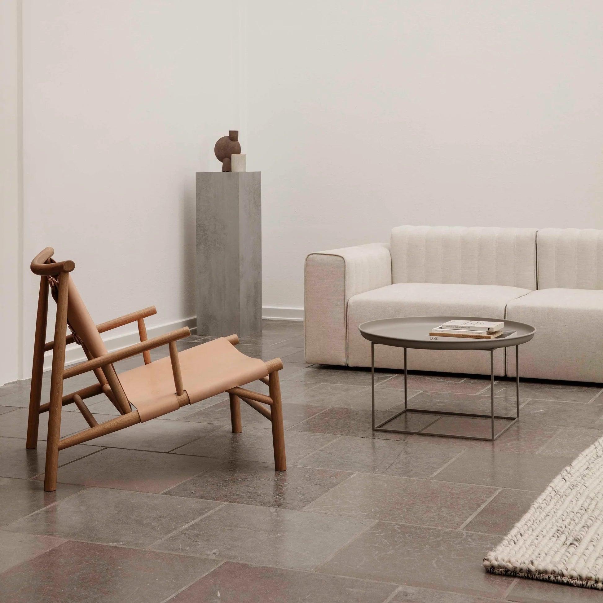 Sofa modułowa 2-osobowa RIFF boucle kremowy NORR11 Eye on Design