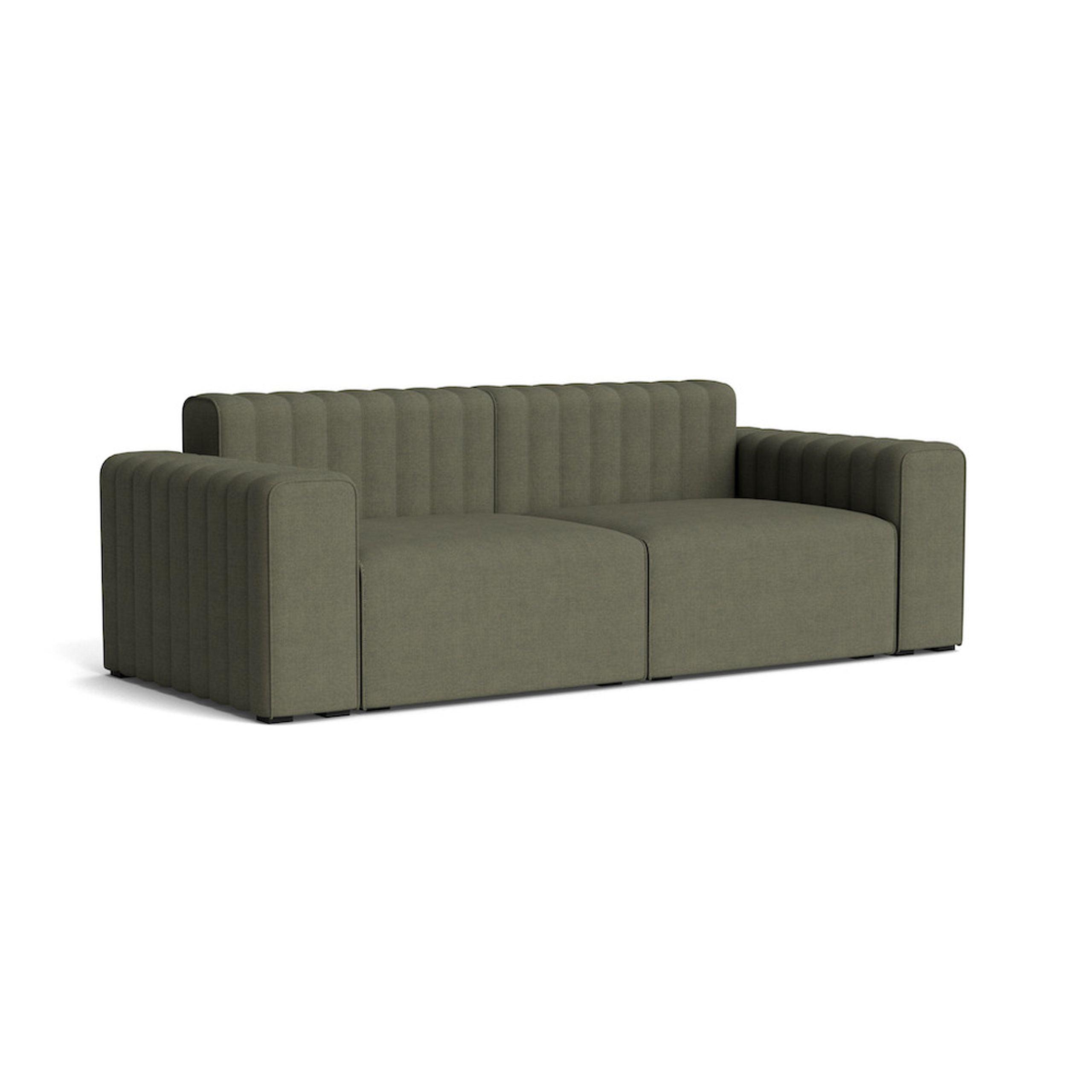 Sofa modułowa 2-osobowa RIFF ciemnozielony NORR11 Eye on Design