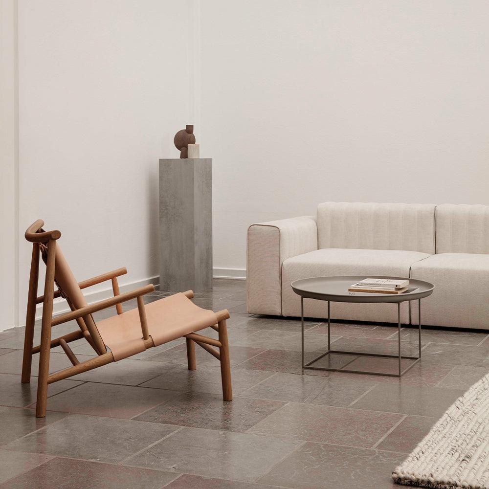 Sofa modułowa 3-osobowa RIFF boucle kremowy NORR11 Eye on Design