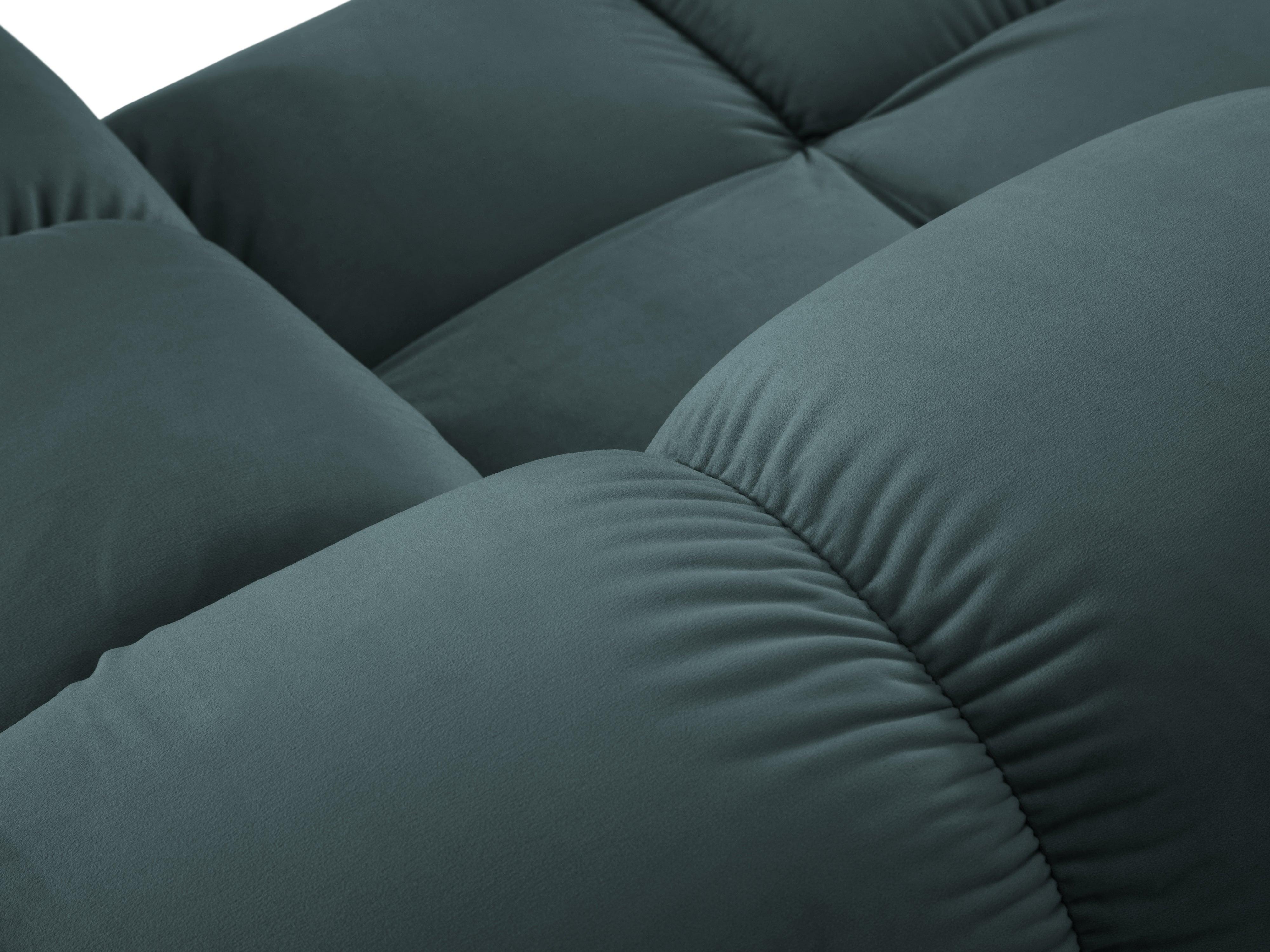 Sofa modułowa aksamitna lewostronna 4-osobowa TROPEA petrol Milo Casa Eye on Design